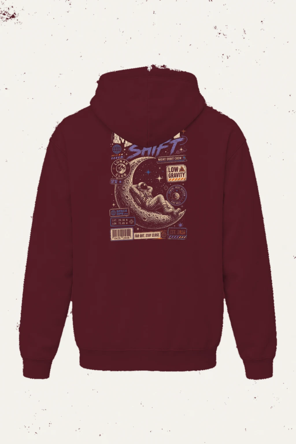 "Moon Shift" Heavy Blend Unisex Pullover Hoodie | Gildan 18500