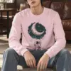 "Moon Swing Astronaut" Unisex Longsleeve T-shirt