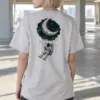 "Moon Swing" Heavyweight Unisex Crewneck T-shirt | Gildan 5000