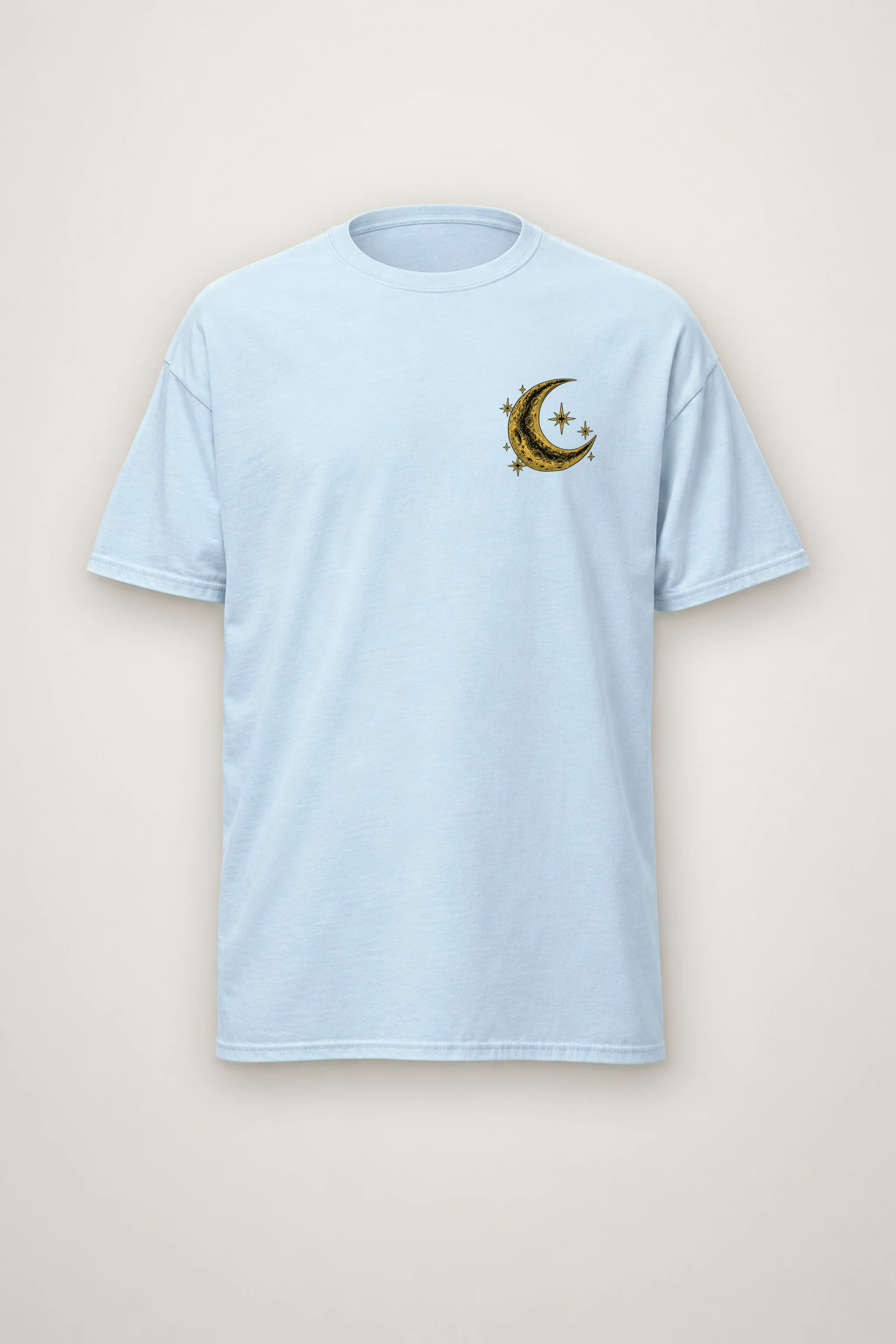 "Moon Swing" Heavyweight Unisex Crewneck T-shirt