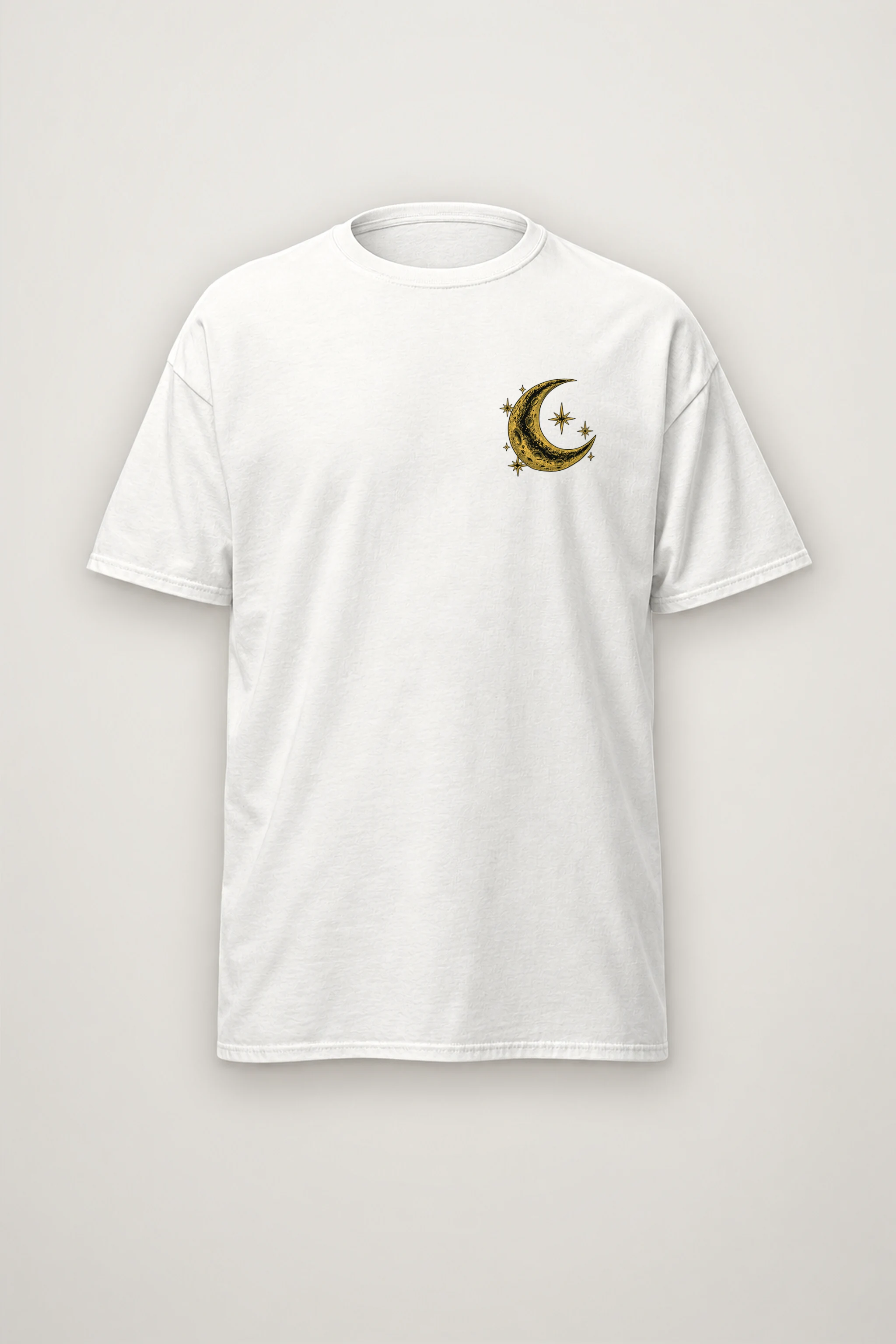 "Moon Swing" Heavyweight Unisex Crewneck T-shirt