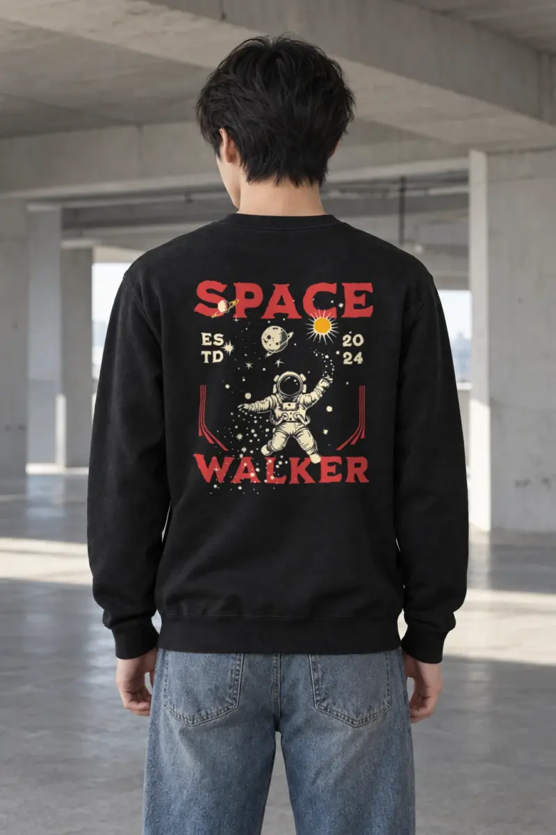 "Moon Walker" Heavy Blend Unisex Crewneck Sweatshirt