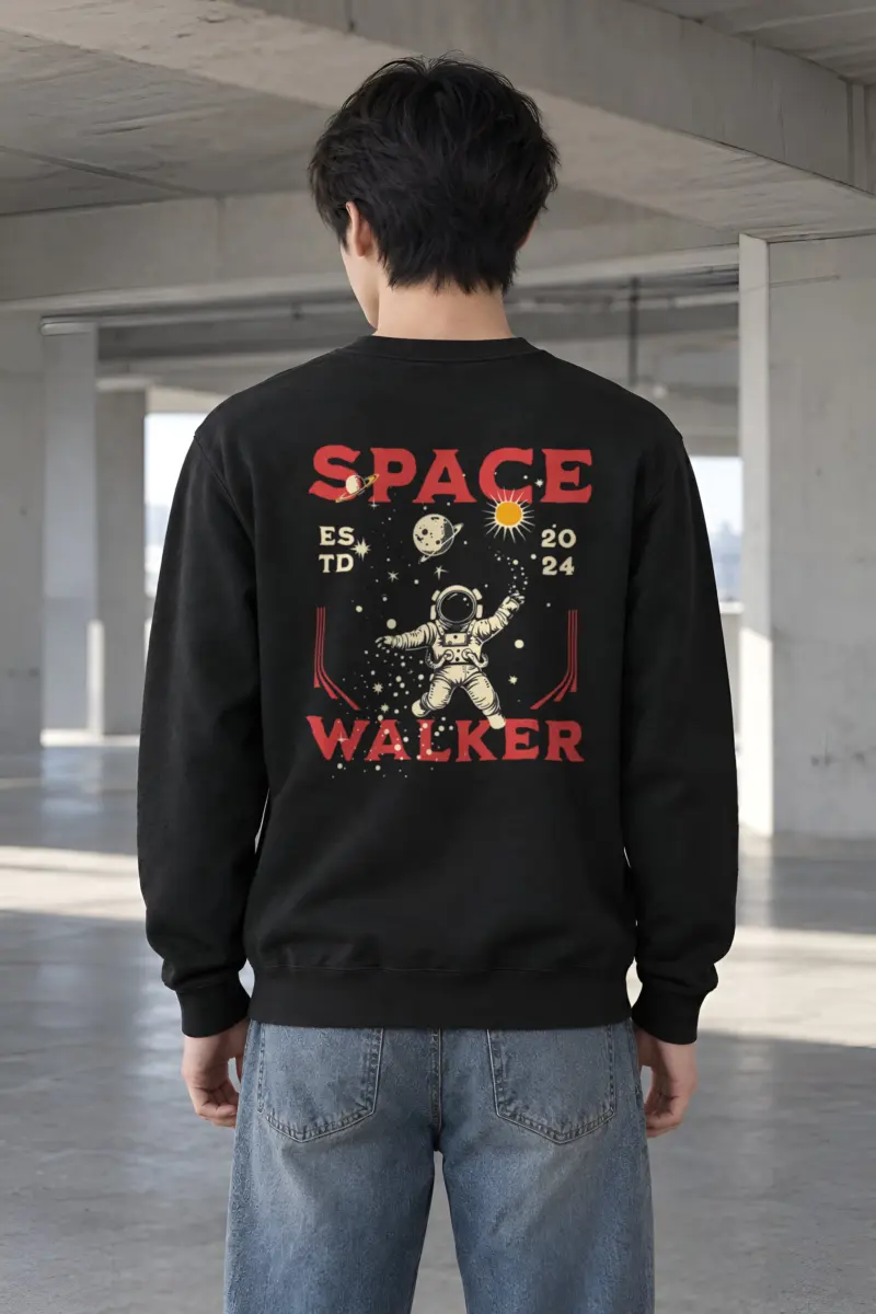 "Moon Walker" Heavy Blend Unisex Crewneck Sweatshirt