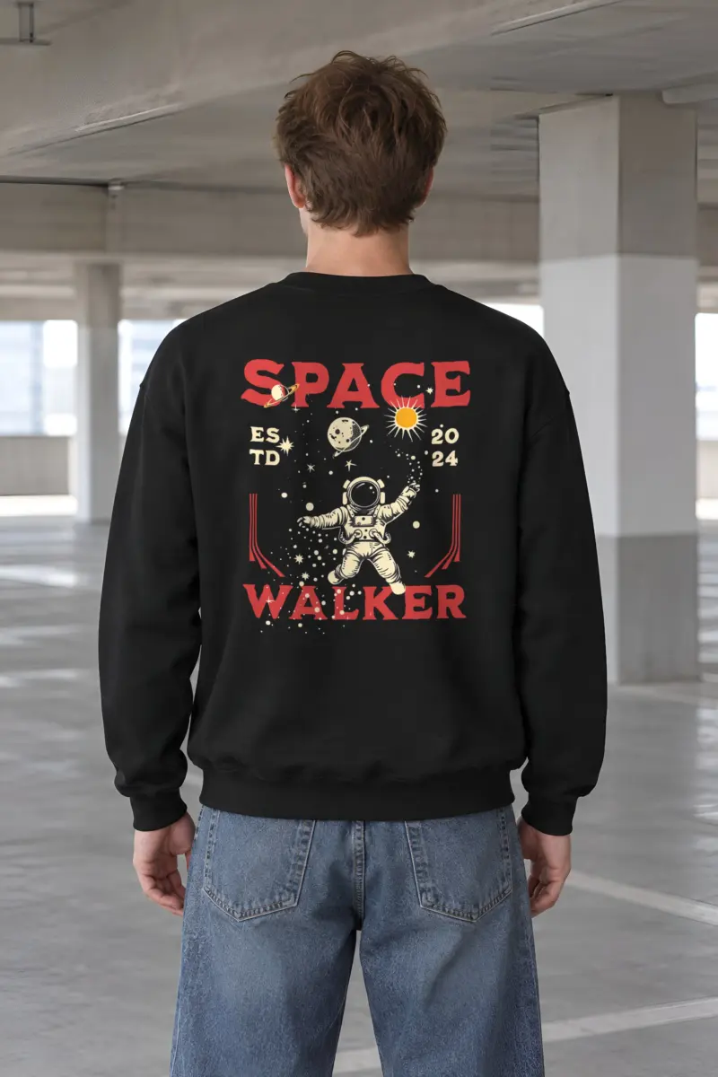 "Moon Walker" Heavy Blend Unisex Crewneck Sweatshirt