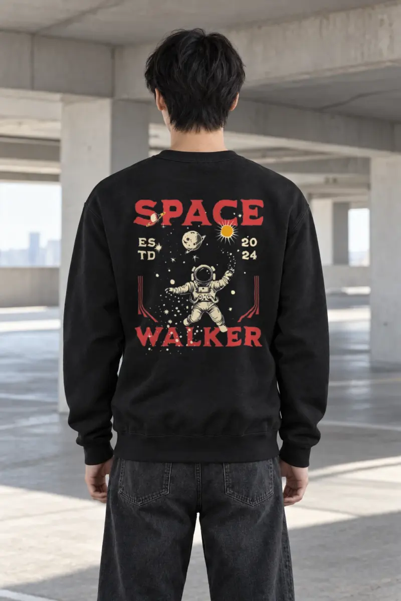 "Moon Walker" Heavy Blend Unisex Crewneck Sweatshirt | Gildan 18000