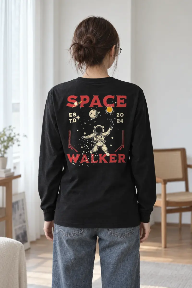 "Moon Walker" Unisex Longsleeve T-shirt | Gildan 2400