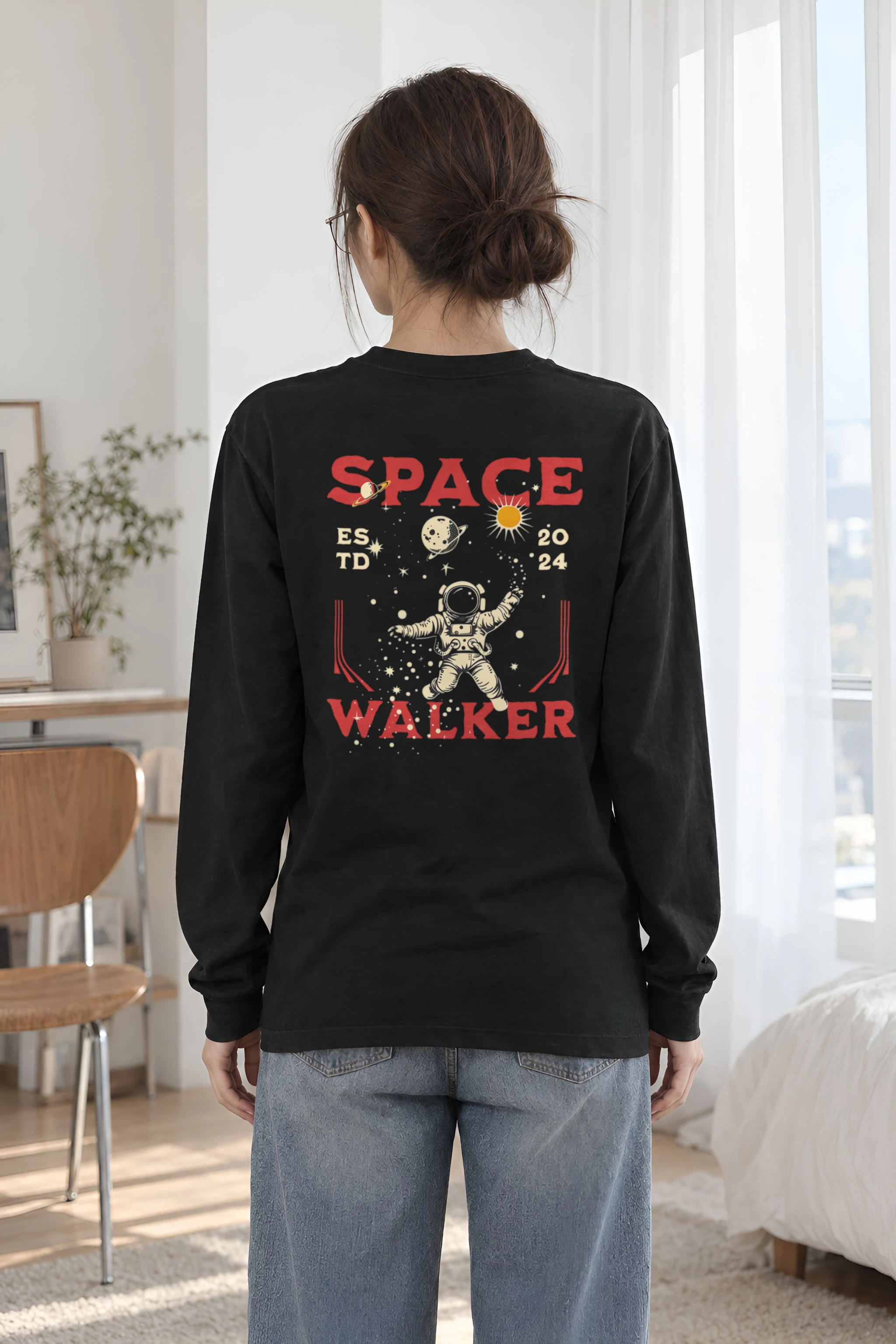 "Moon Walker" Unisex Longsleeve T-shirt