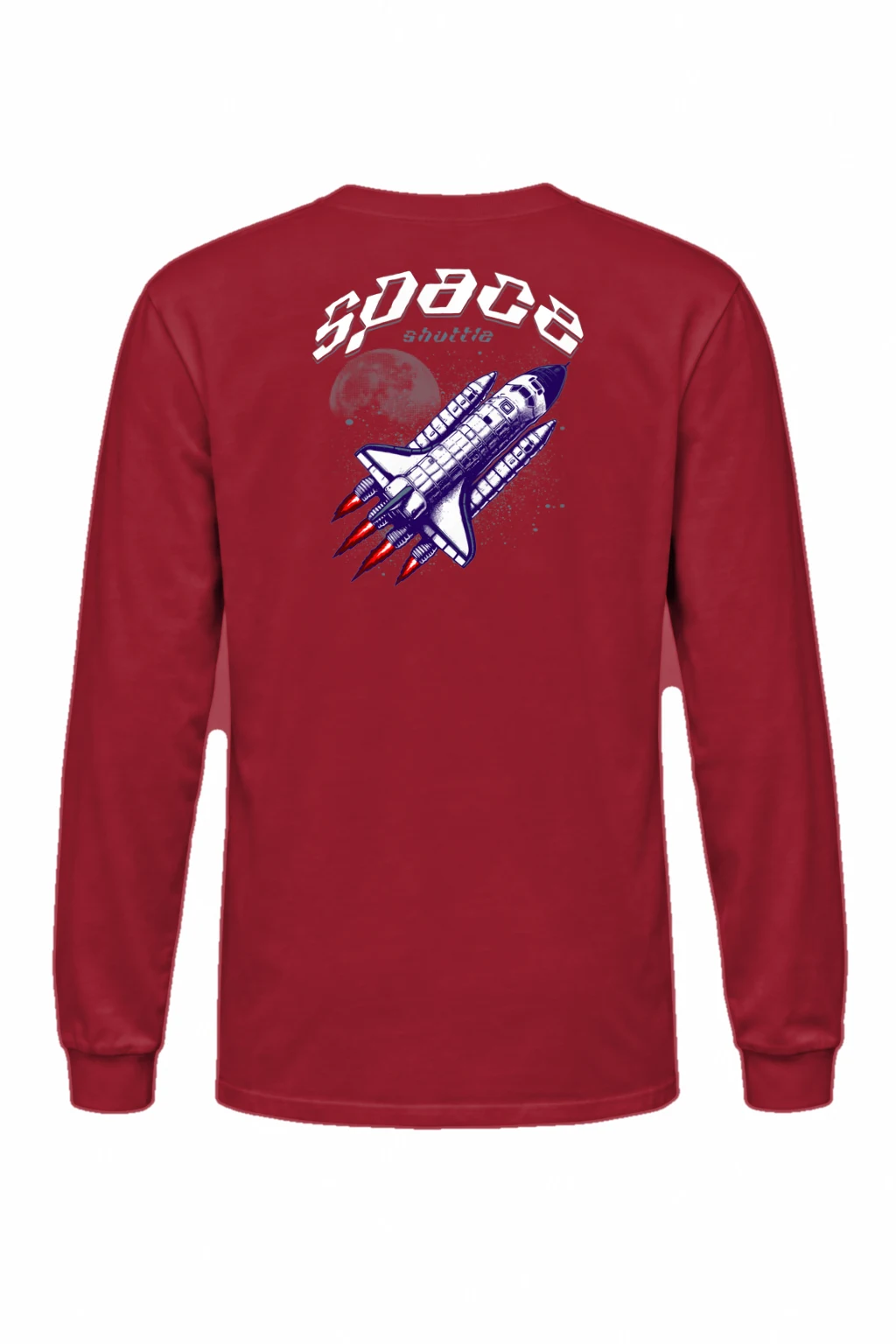 "Moonbound Shuttle" Unisex Longsleeve T-shirt | Gildan 2400