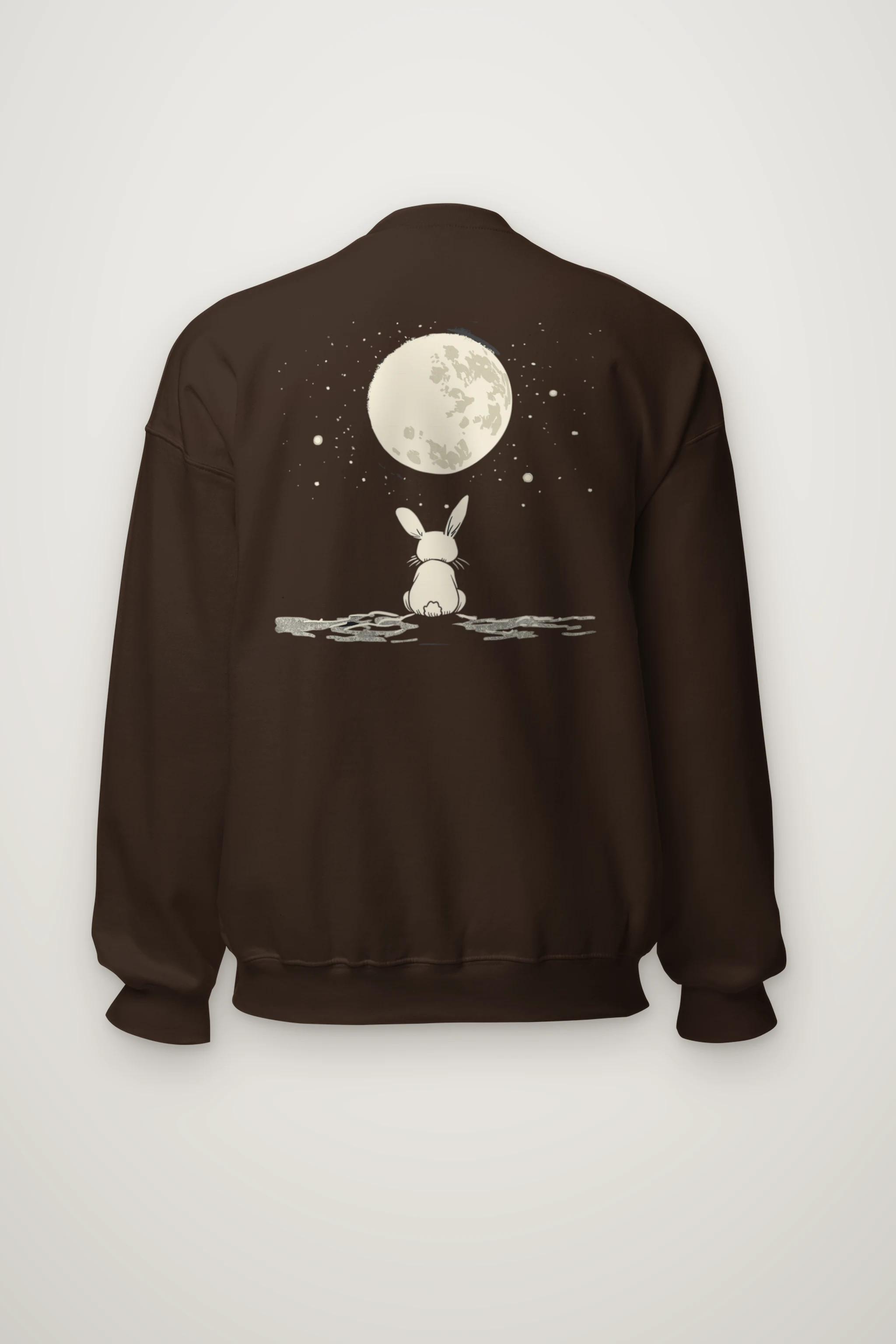 "Moonlit Bunny" Heavy Blend Unisex Crewneck Sweatshirt
