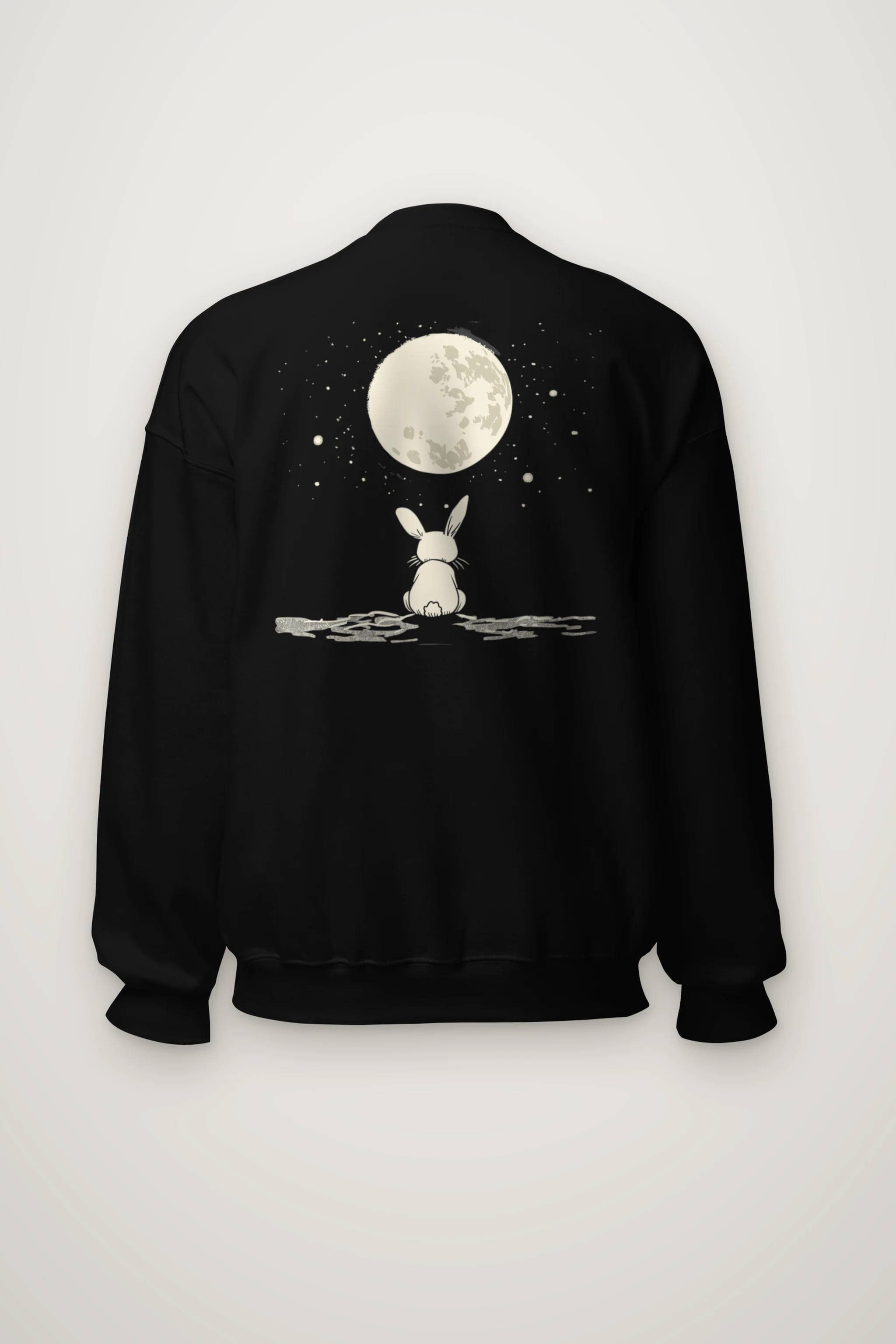 "Moonlit Bunny" Heavy Blend Unisex Crewneck Sweatshirt