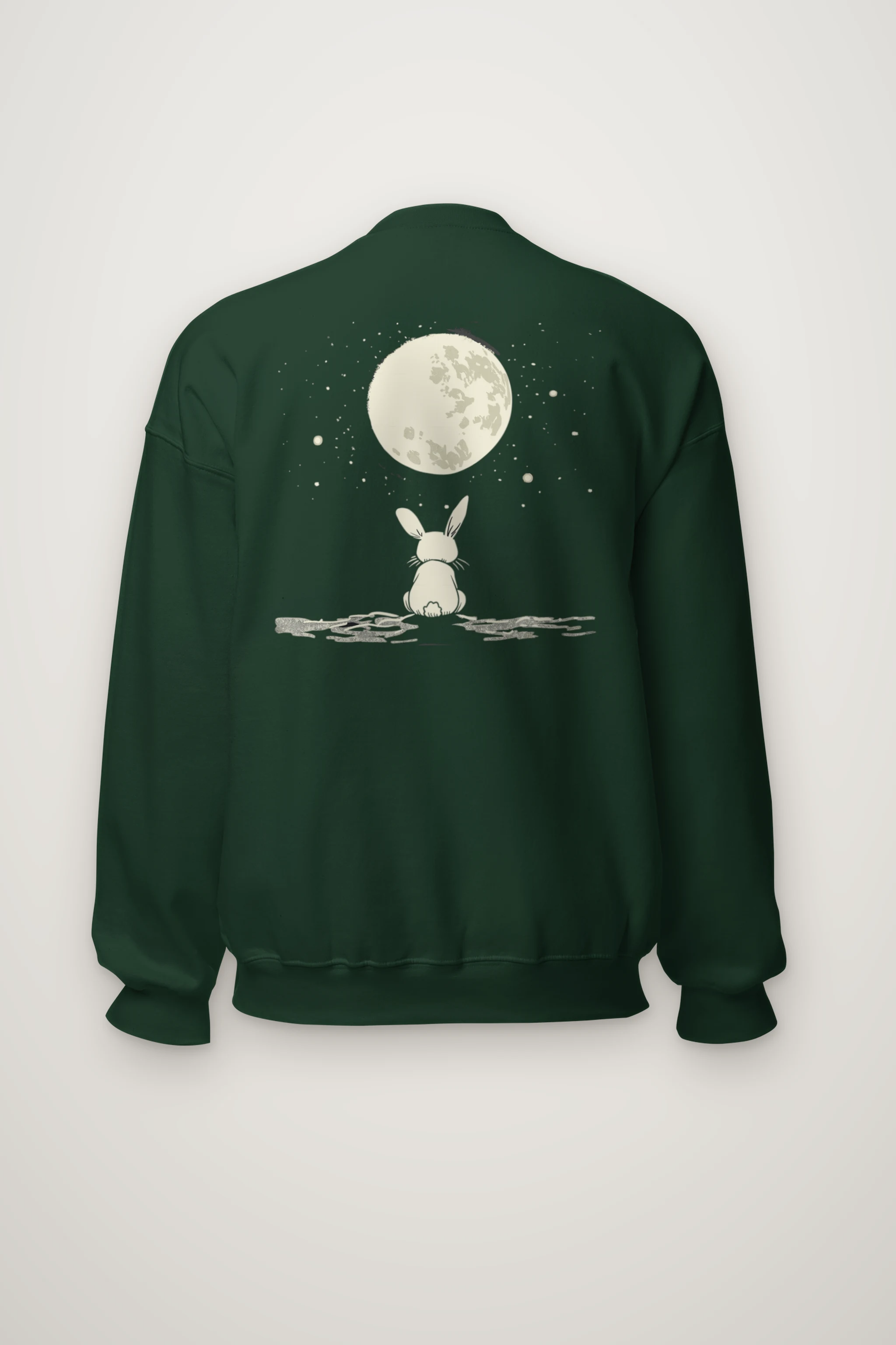 "Moonlit Bunny" Heavy Blend Unisex Crewneck Sweatshirt
