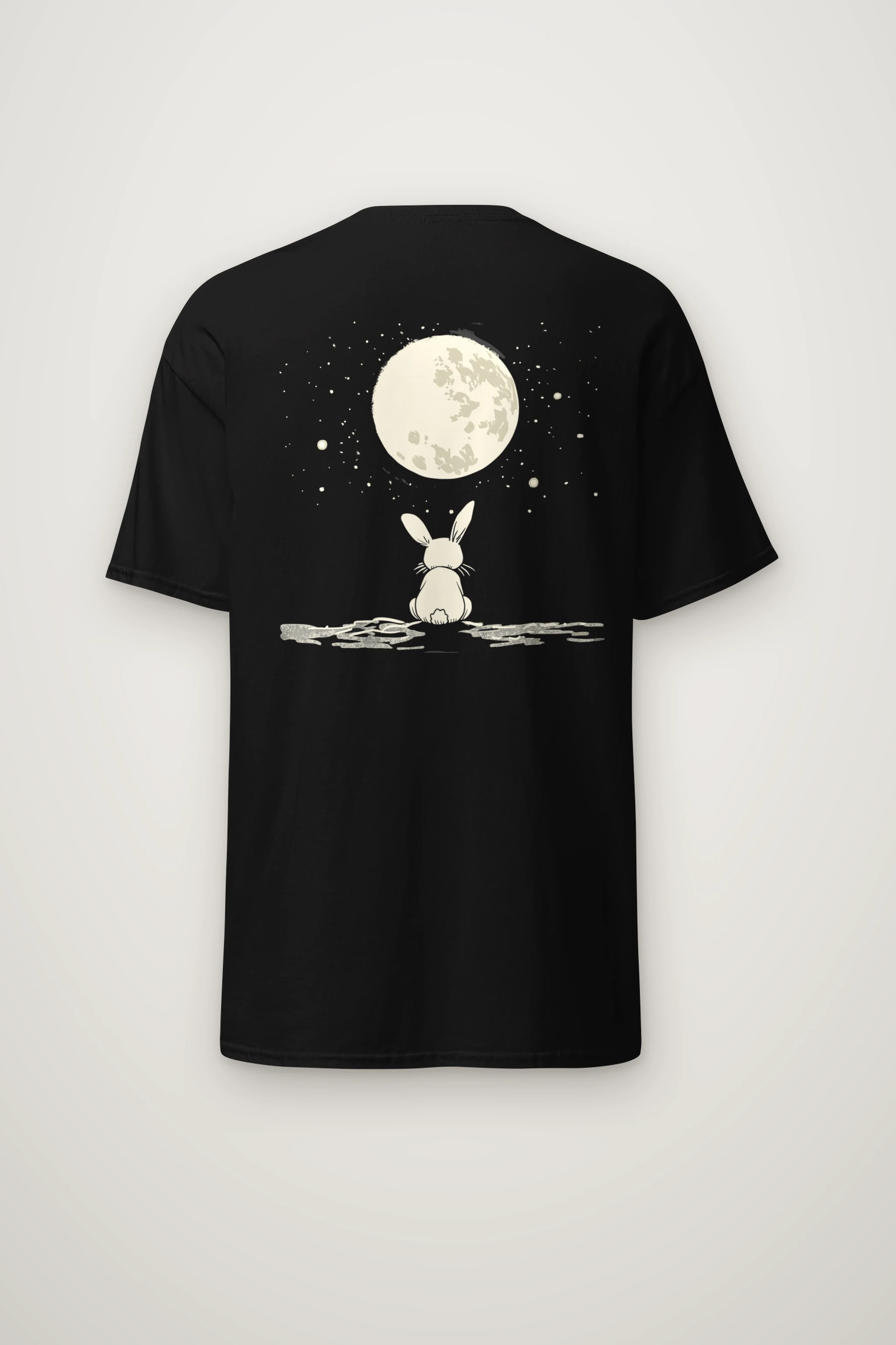 "Moonlit Bunny" Heavyweight Unisex Crewneck T-shirt