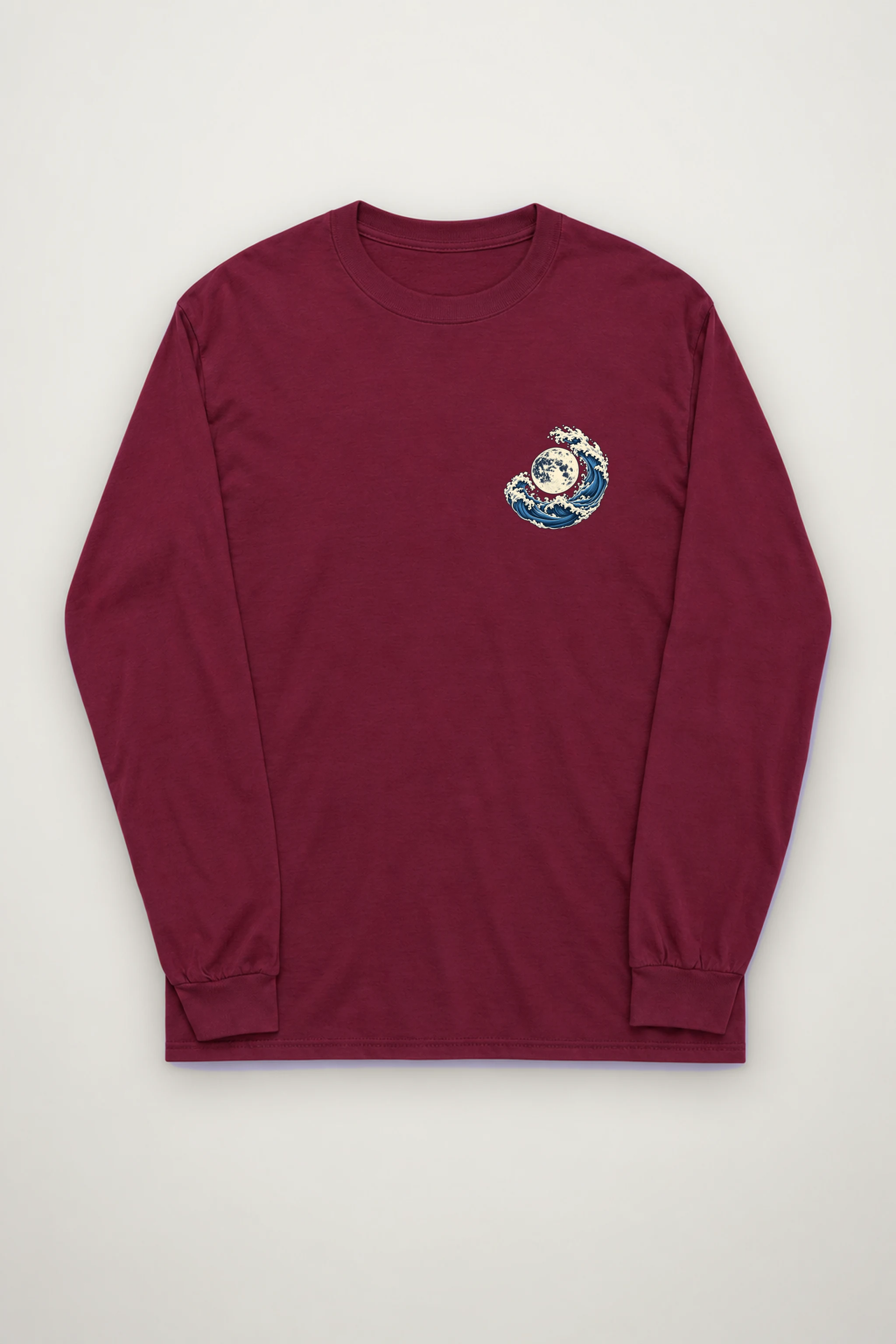 "Moonlit Crest" Unisex Longsleeve T-shirt