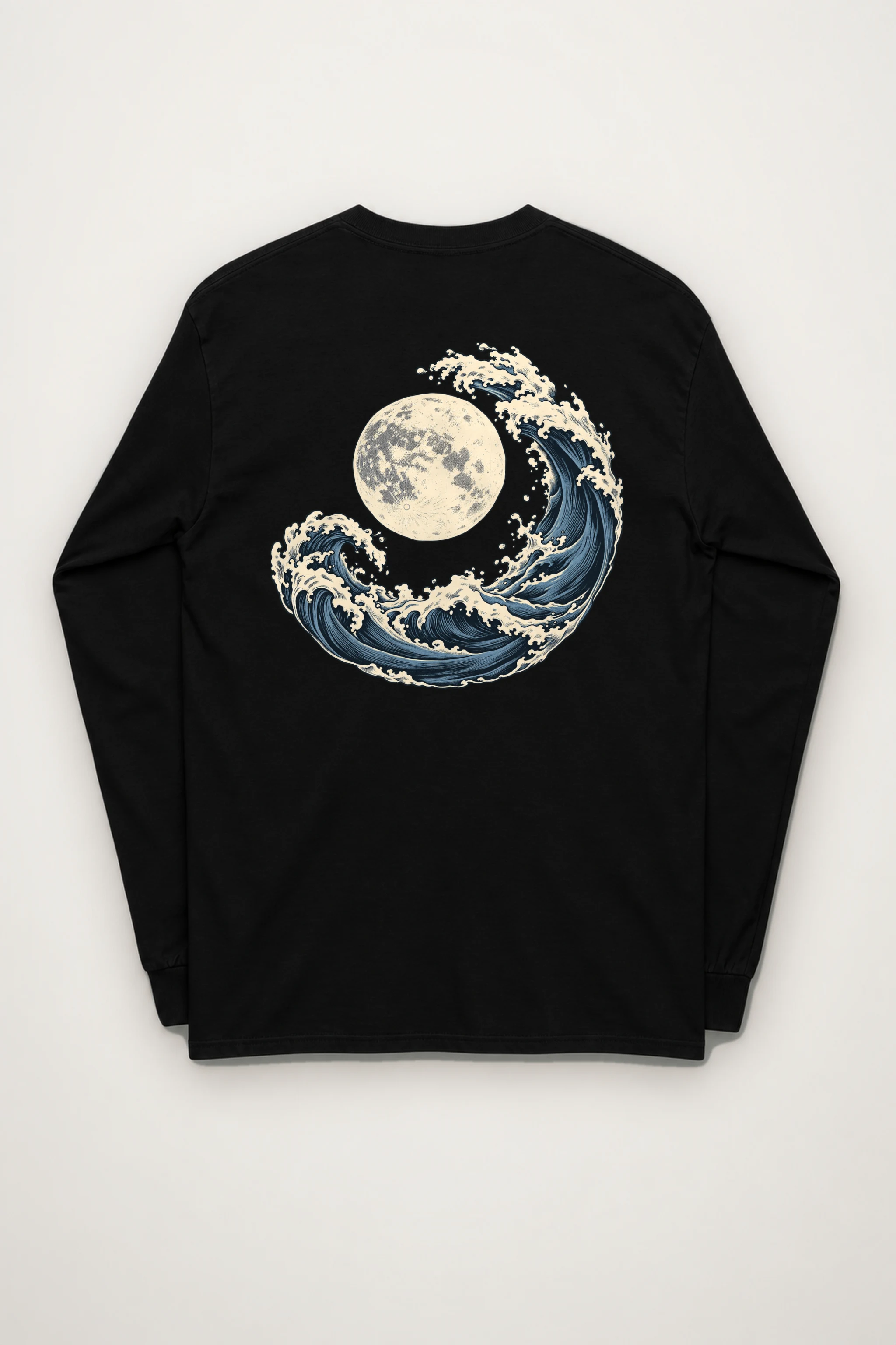 "Moonlit Crest" Unisex Longsleeve T-shirt