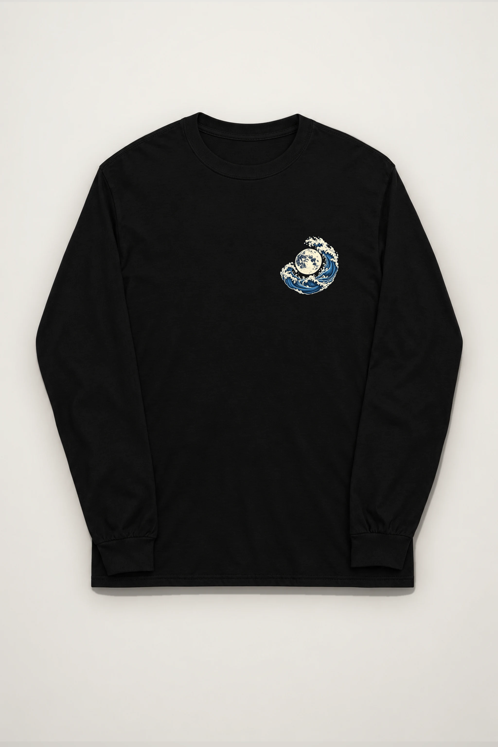 "Moonlit Crest" Unisex Longsleeve T-shirt