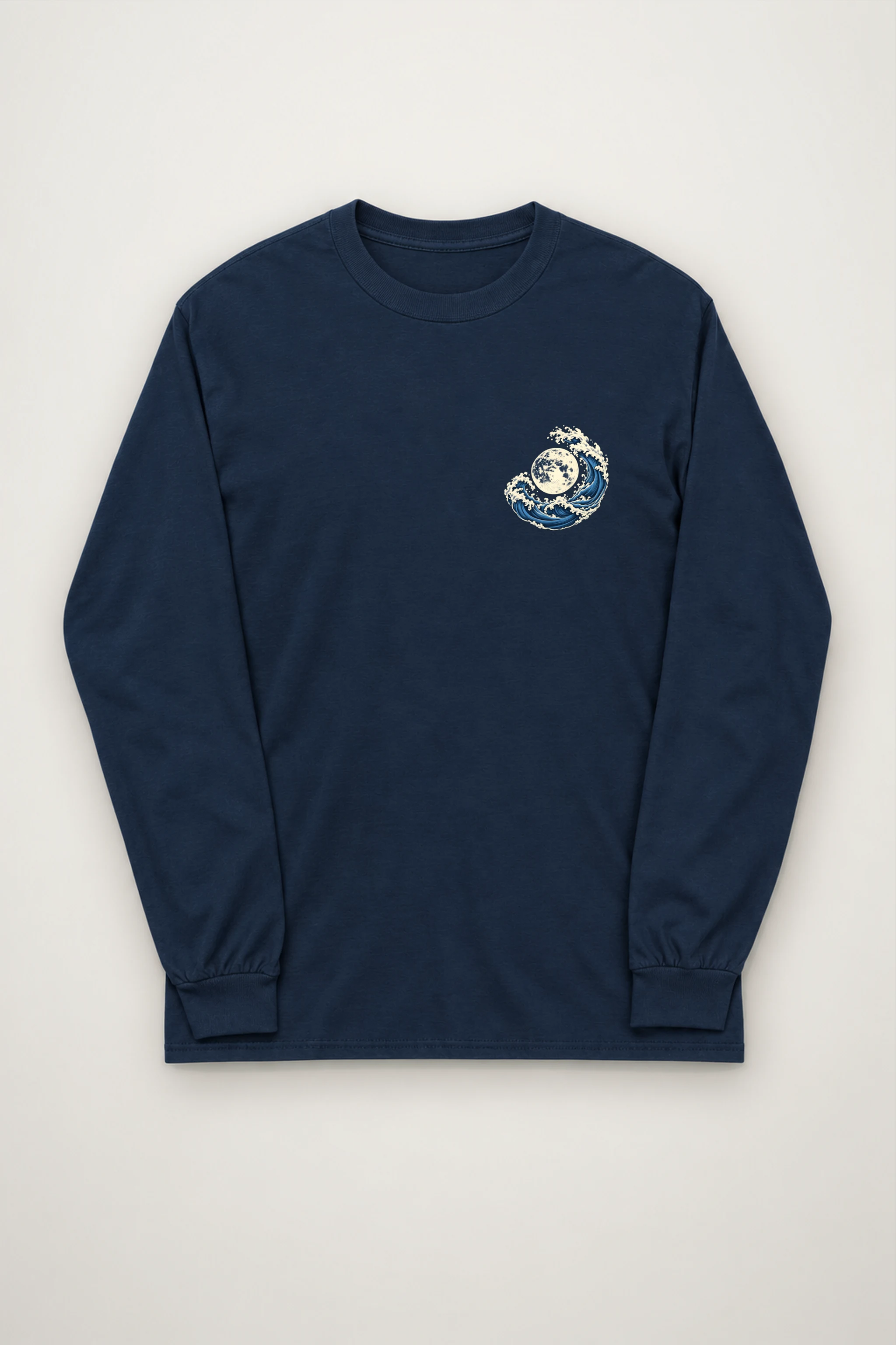 "Moonlit Crest" Unisex Longsleeve T-shirt