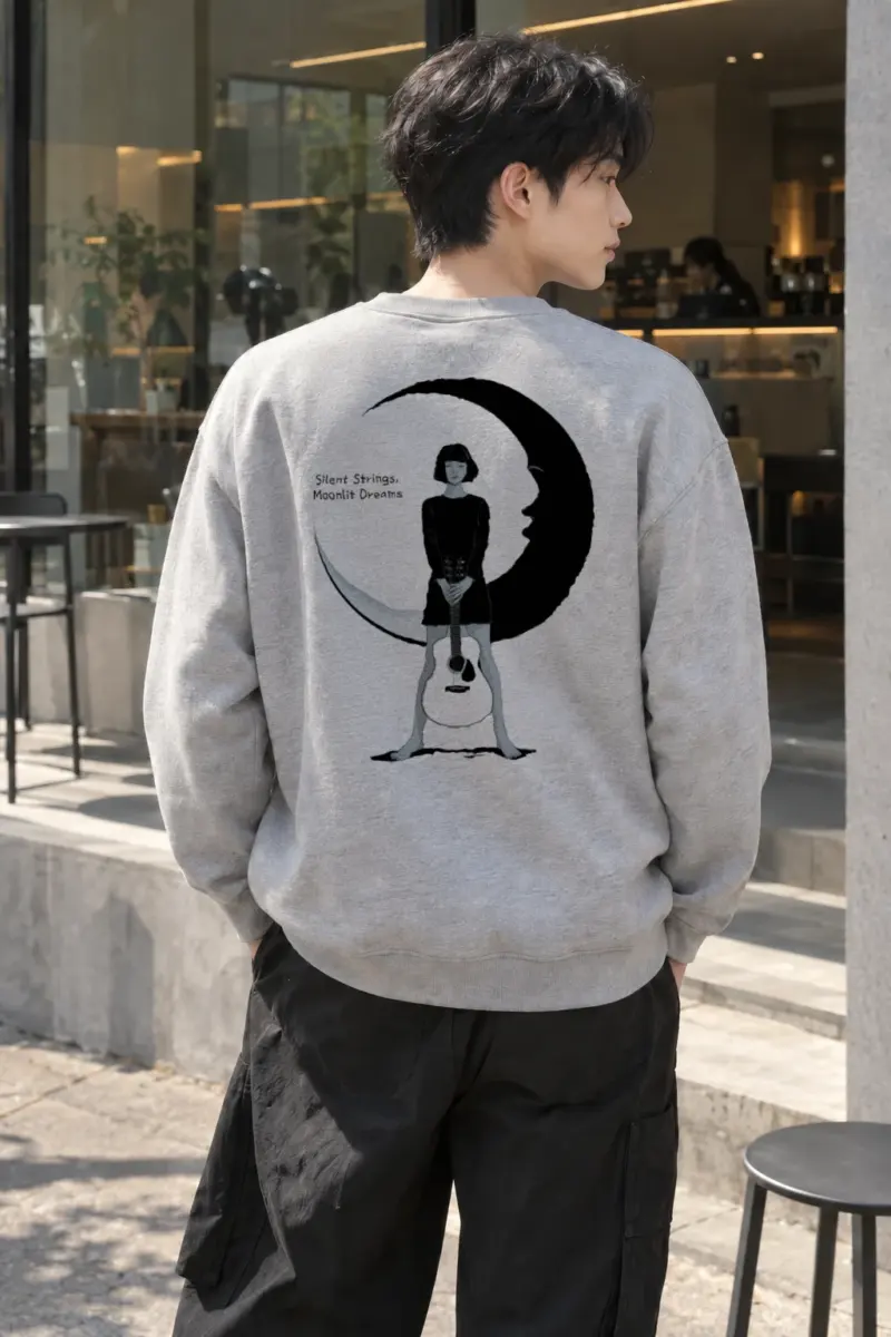 "Moonlit Dreams" Heavy Blend Unisex Crewneck Sweatshirt | Gildan 18000