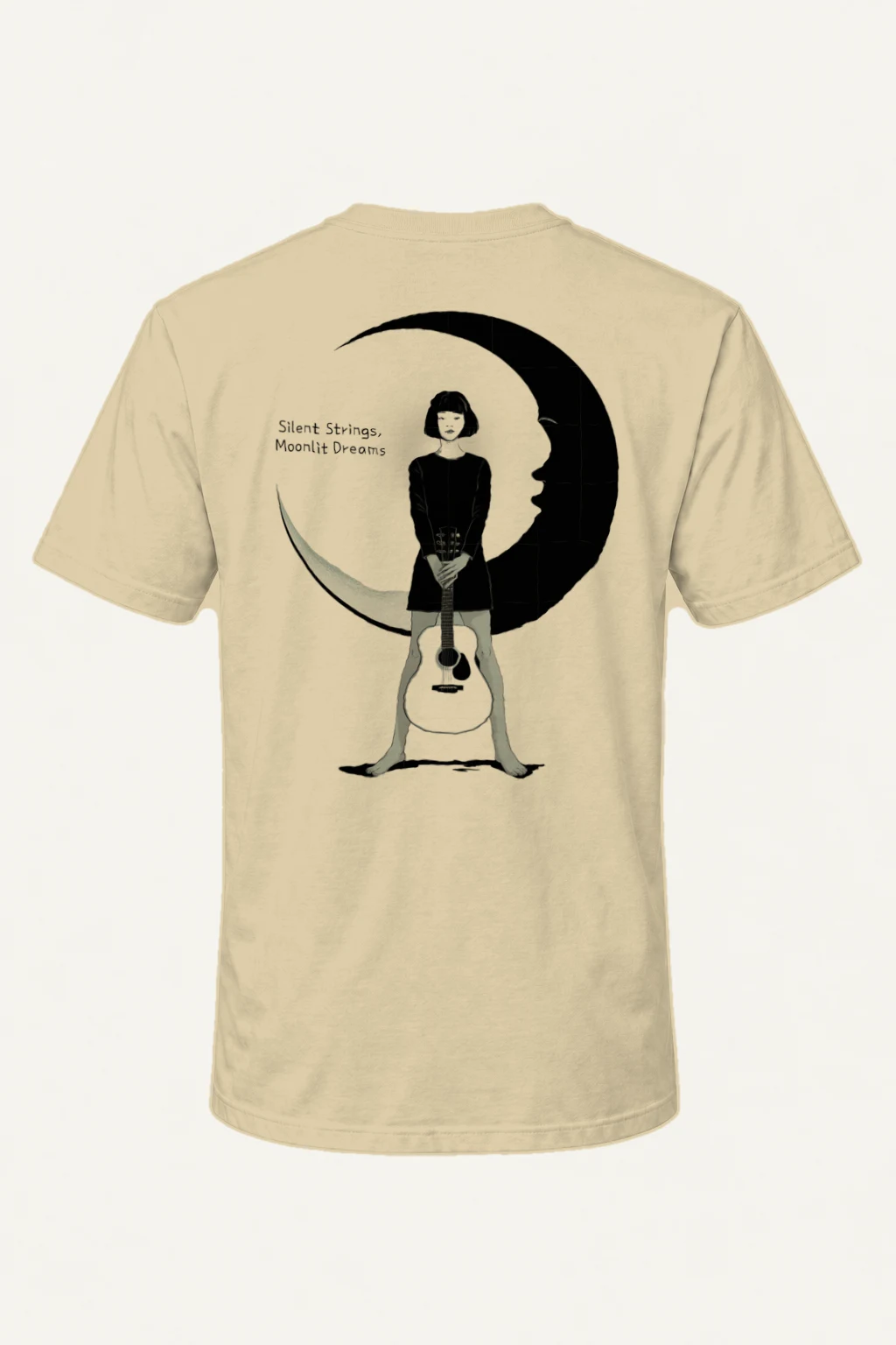 "Moonlit Dreams" Heavyweight Unisex Crewneck T-shirt