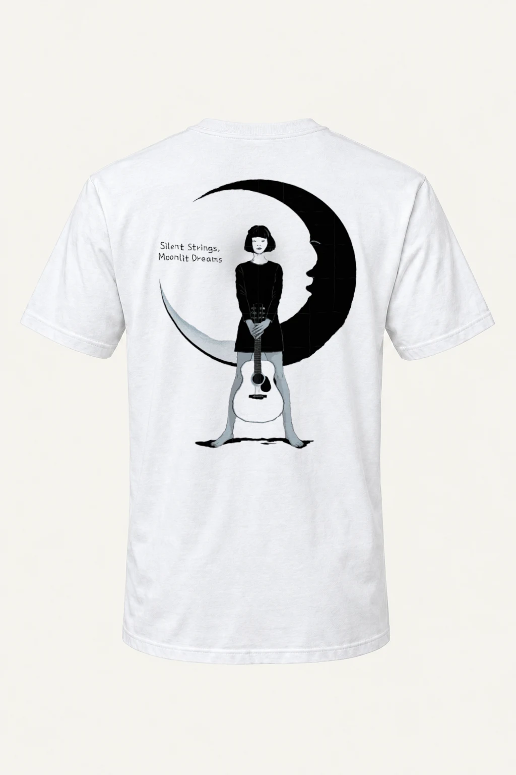 "Moonlit Dreams" Heavyweight Unisex Crewneck T-shirt