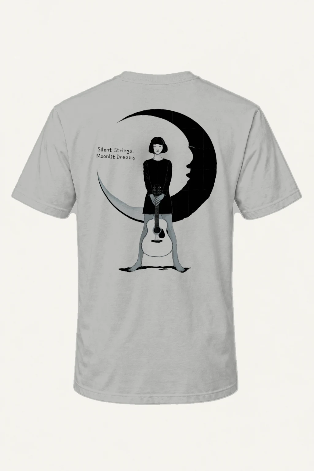 "Moonlit Dreams" Heavyweight Unisex Crewneck T-shirt