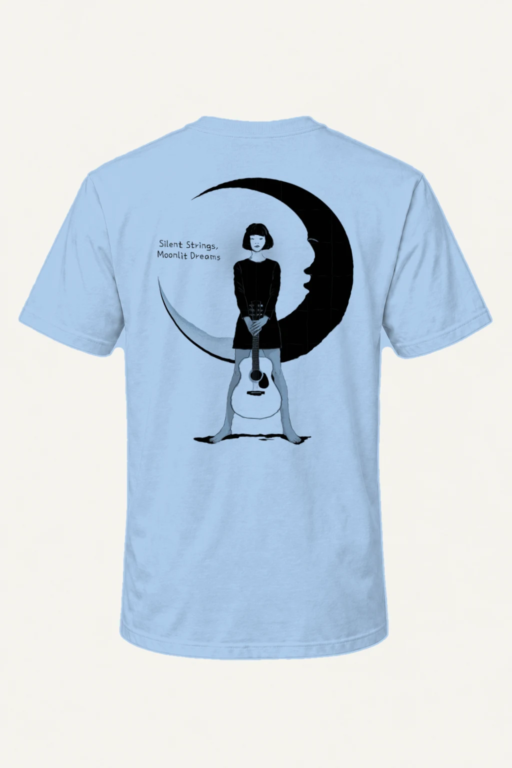 "Moonlit Dreams" Heavyweight Unisex Crewneck T-shirt