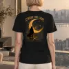 "Moonlit Drifter" Heavyweight Unisex Crewneck T-shirt | Gildan 5000