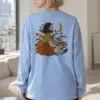 "Moonlit Flower Garden" Unisex Longsleeve T-shirt | Gildan 2400