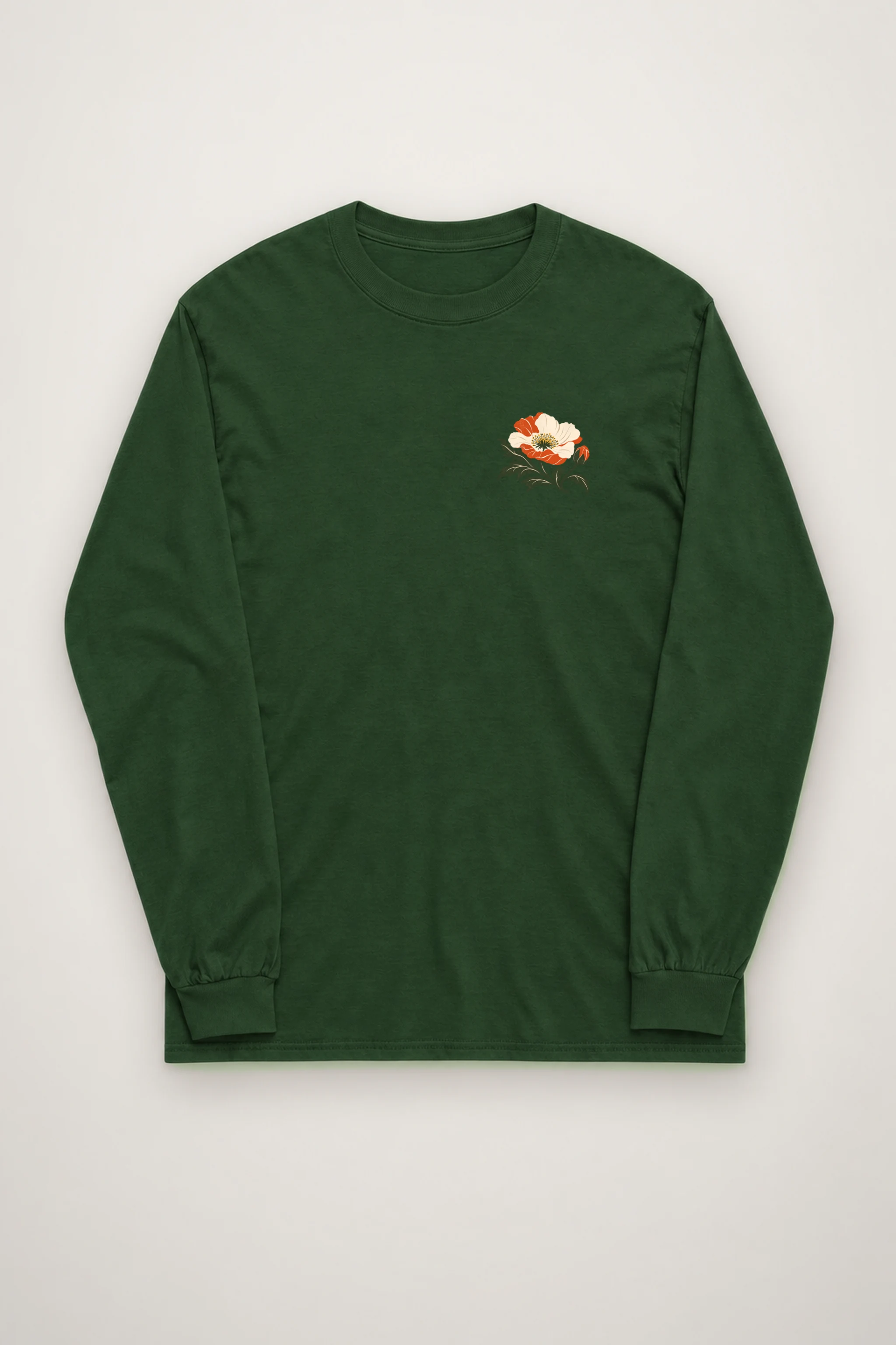 "Moonlit Flower Garden" Unisex Longsleeve T-shirt
