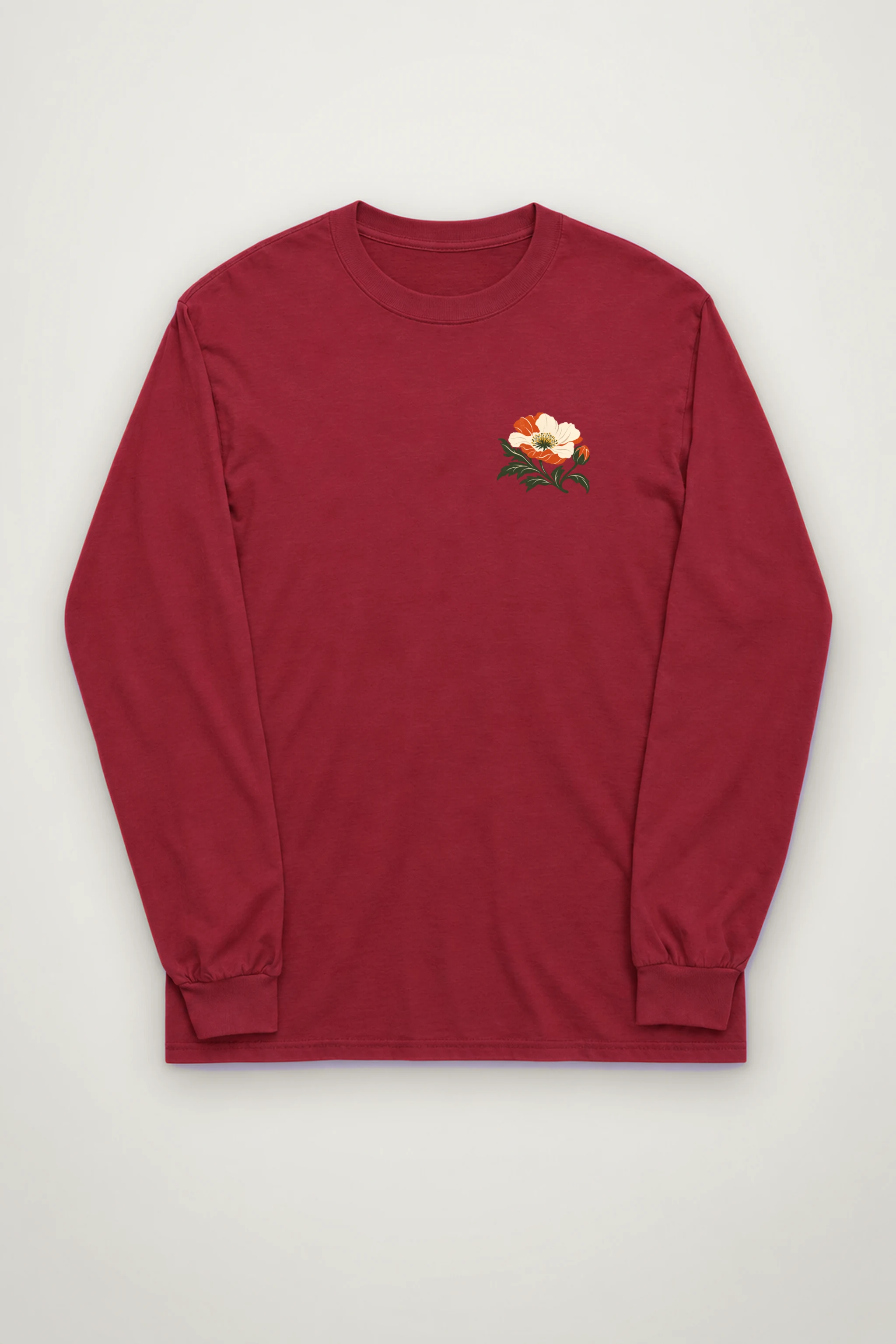 "Moonlit Flower Garden" Unisex Longsleeve T-shirt