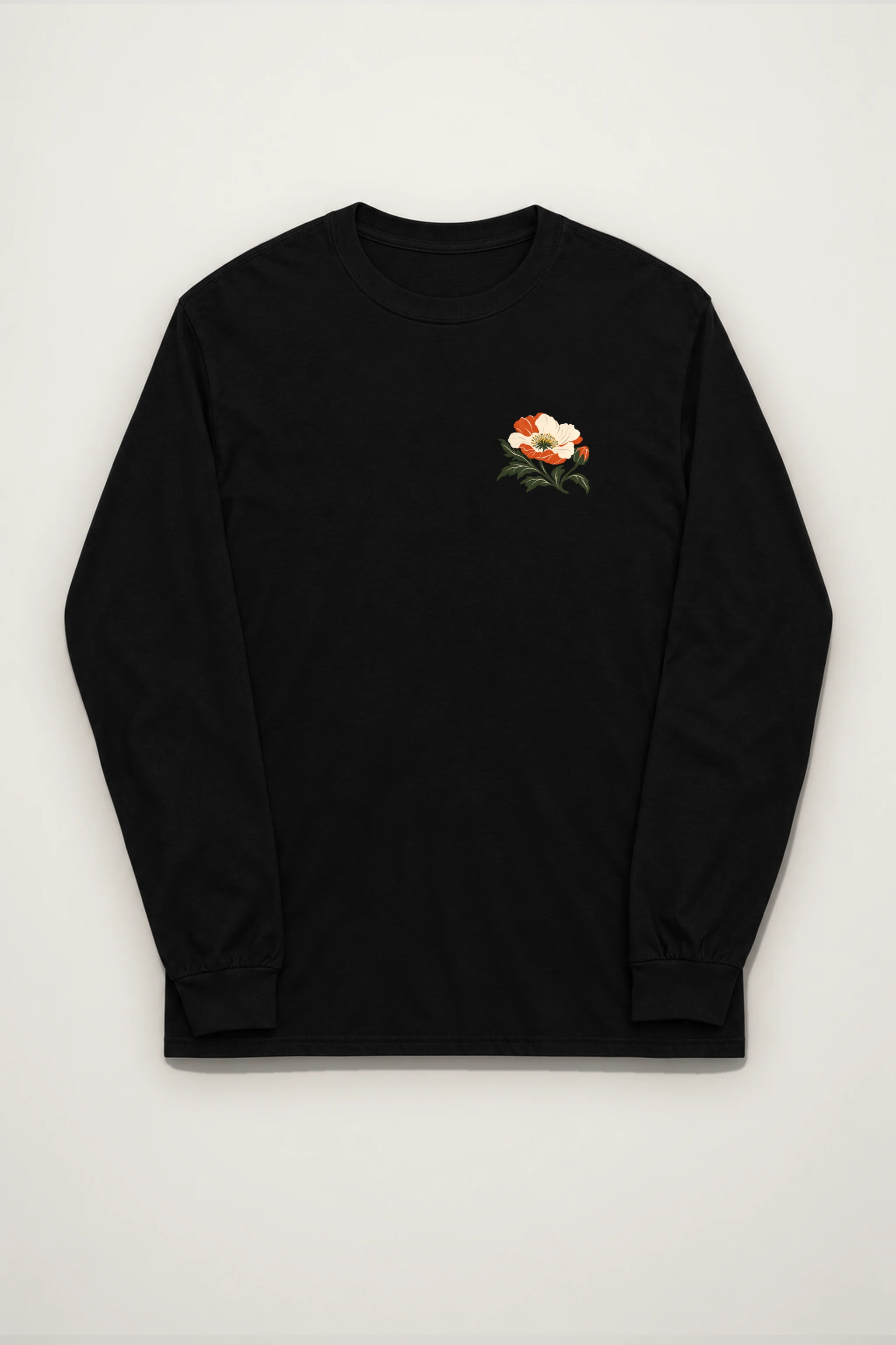 "Moonlit Flower Garden" Unisex Longsleeve T-shirt