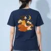 "Moonlit Flower Woman" Heavyweight Unisex Crewneck T-shirt
