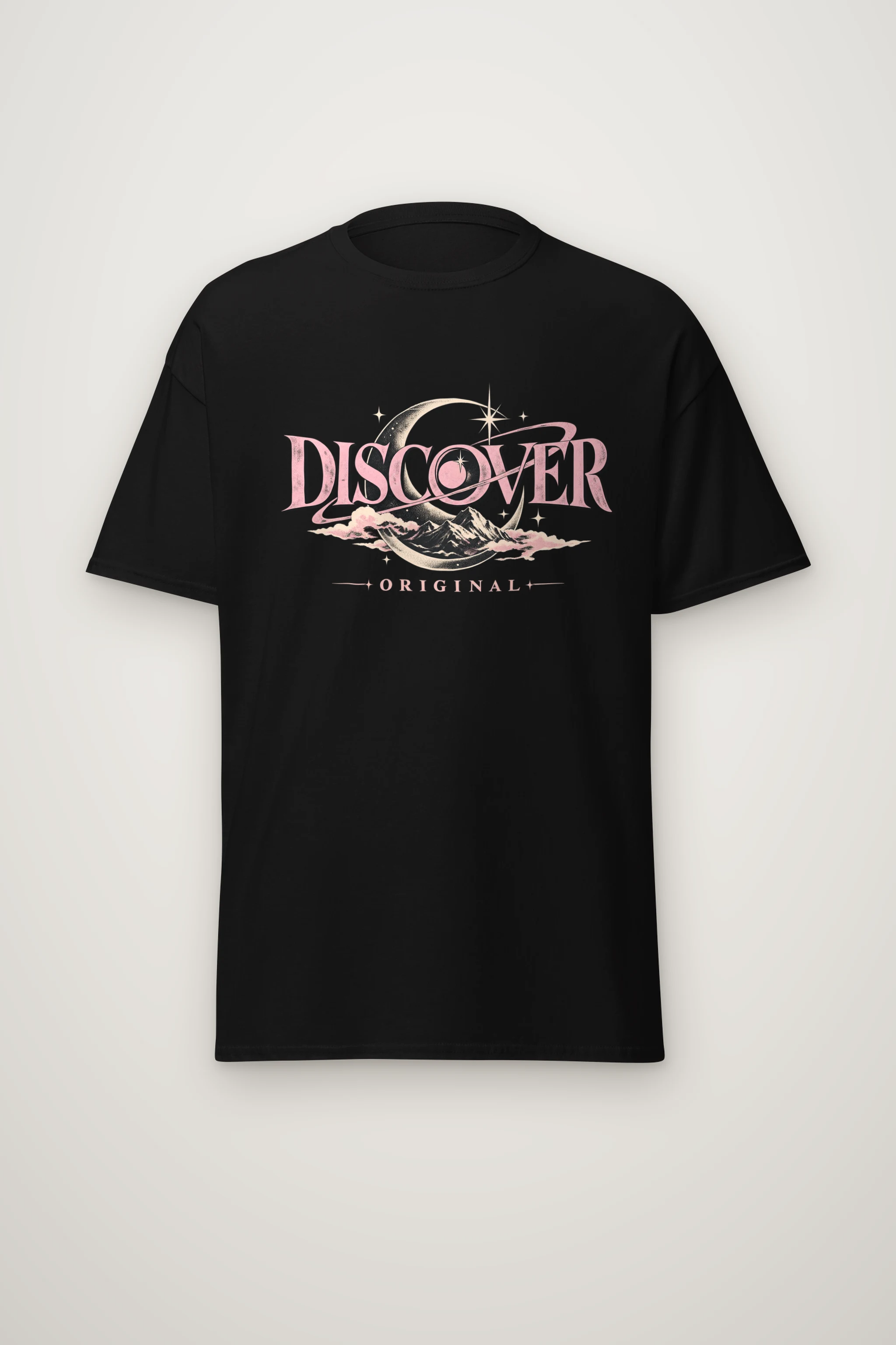 "Moonlit Frontier" Heavyweight Unisex Crewneck T-shirt