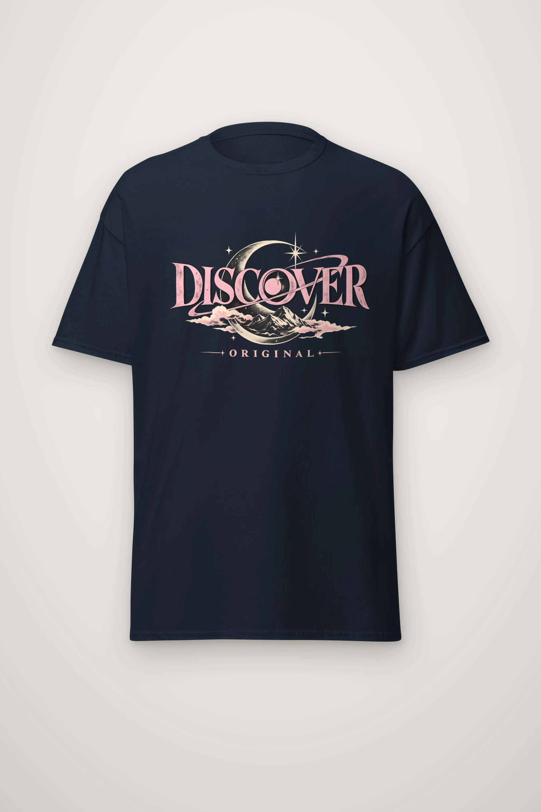 "Moonlit Frontier" Heavyweight Unisex Crewneck T-shirt