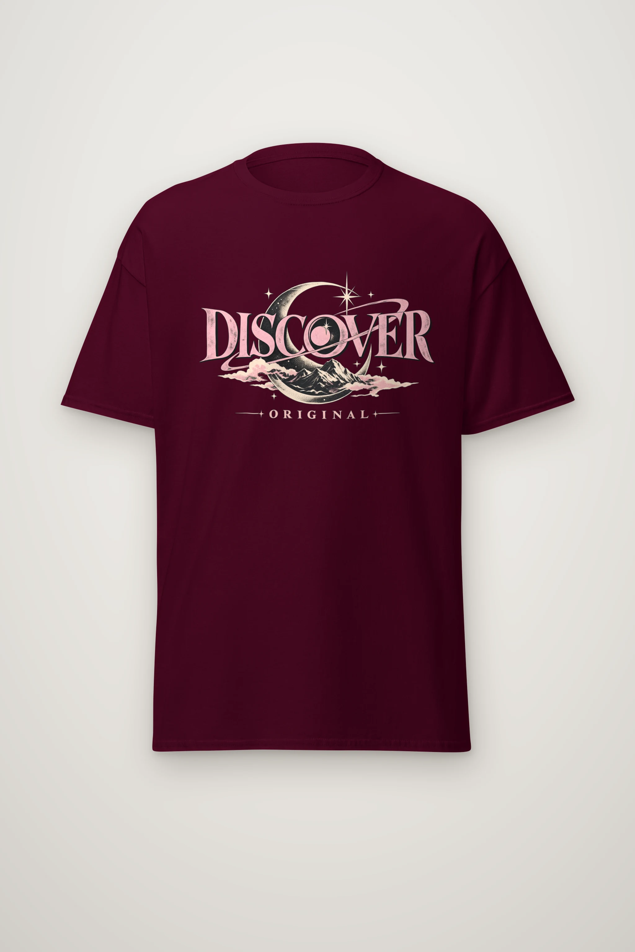 "Moonlit Frontier" Heavyweight Unisex Crewneck T-shirt