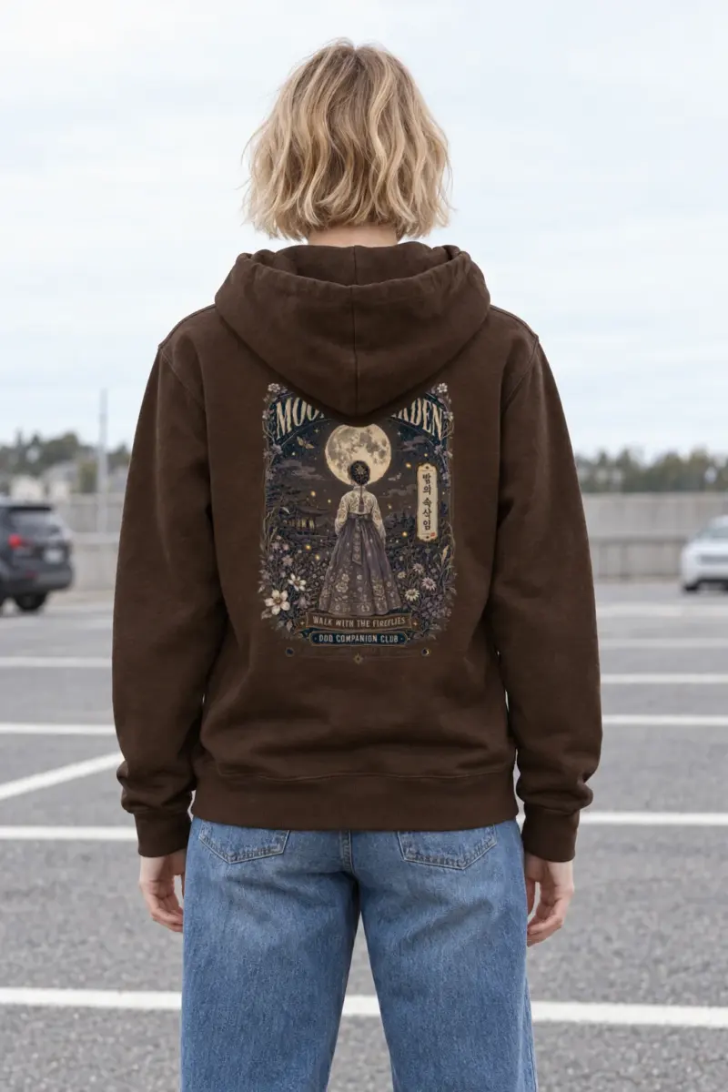 "Moonlit Garden" Heavy Blend Unisex Pullover Hoodie