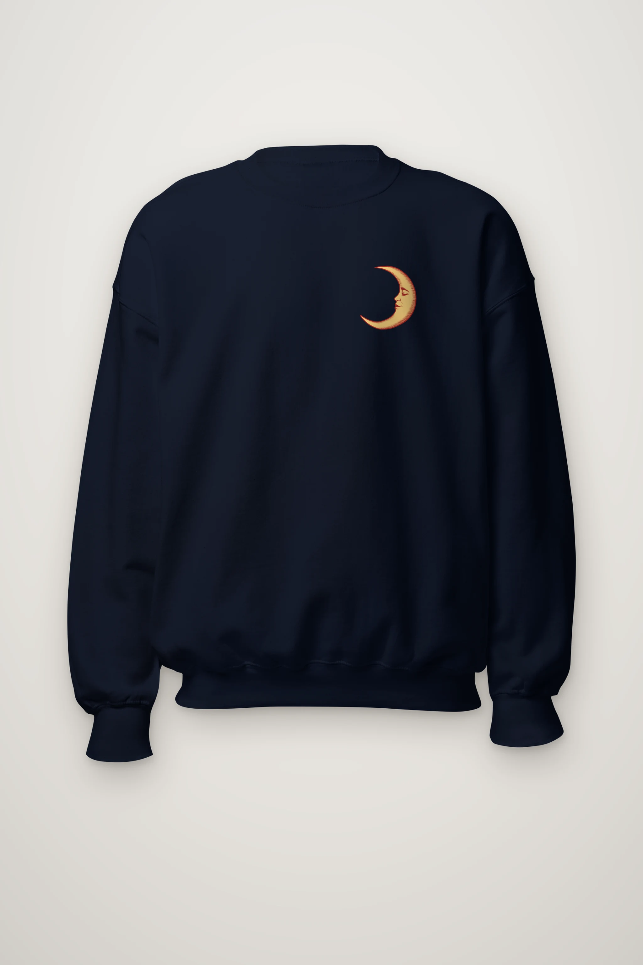 "Moonlit Guitar Muse" Heavy Blend Unisex Crewneck Sweatshirt