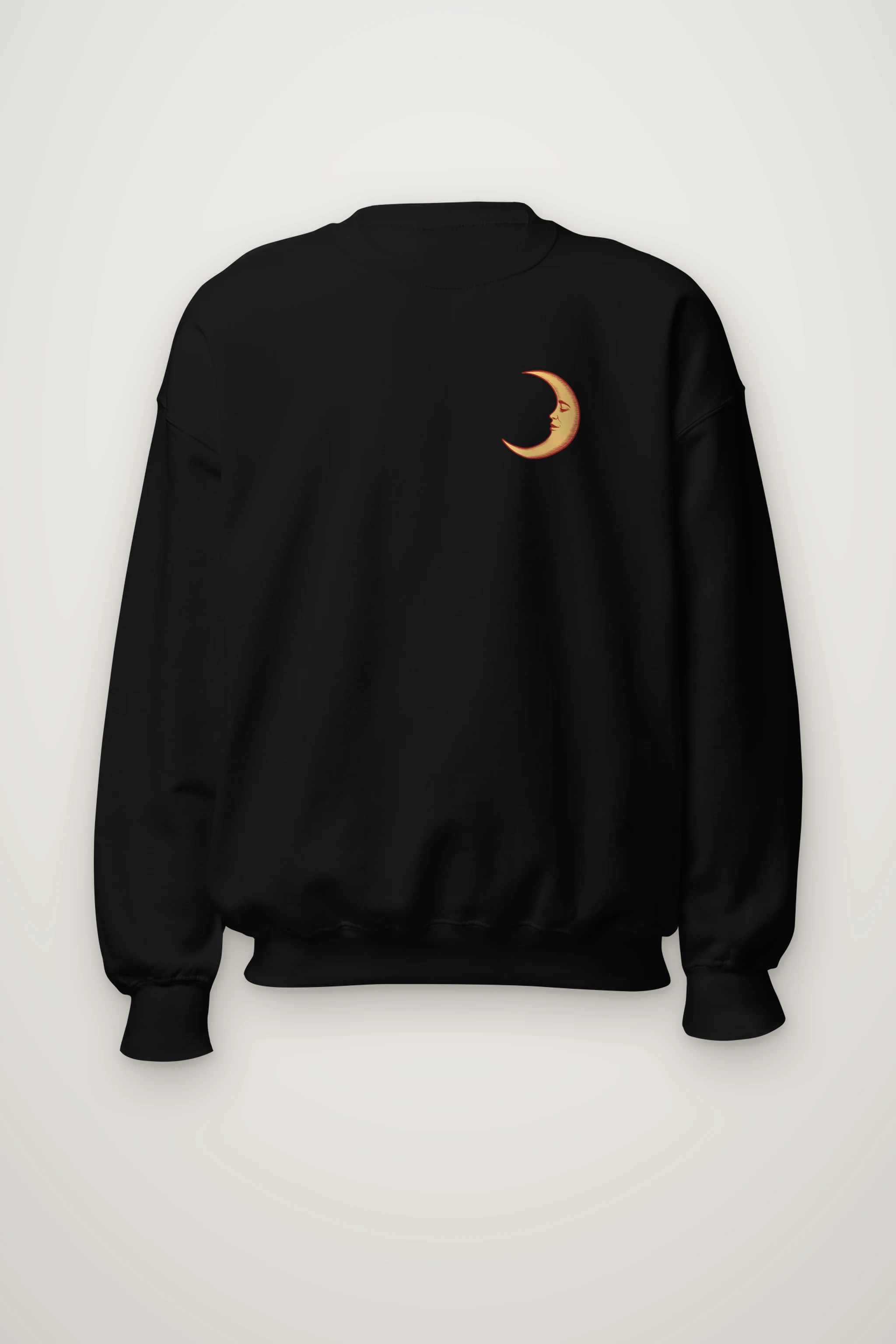 "Moonlit Guitar Muse" Heavy Blend Unisex Crewneck Sweatshirt