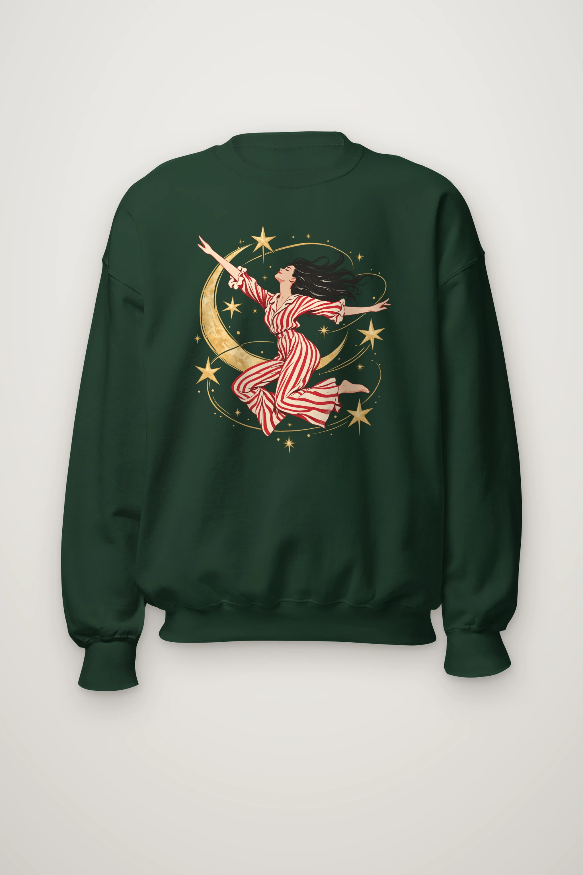 "Moonlit Leap" Heavy Blend Unisex Crewneck Sweatshirt