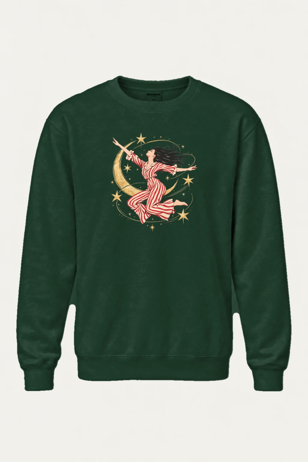 "Moonlit Leap" Heavy Blend Unisex Crewneck Sweatshirt | Gildan 18000