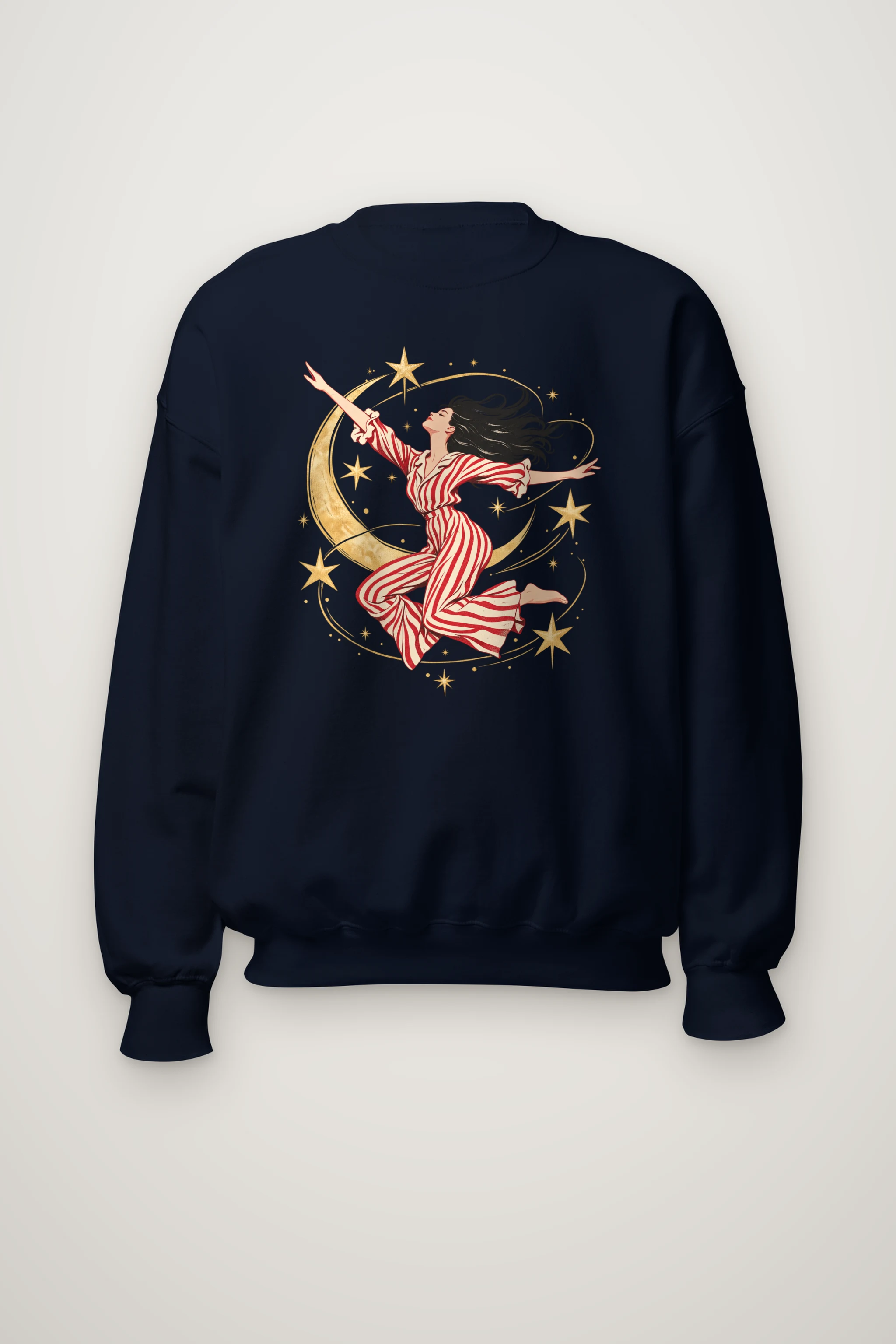 "Moonlit Leap" Heavy Blend Unisex Crewneck Sweatshirt