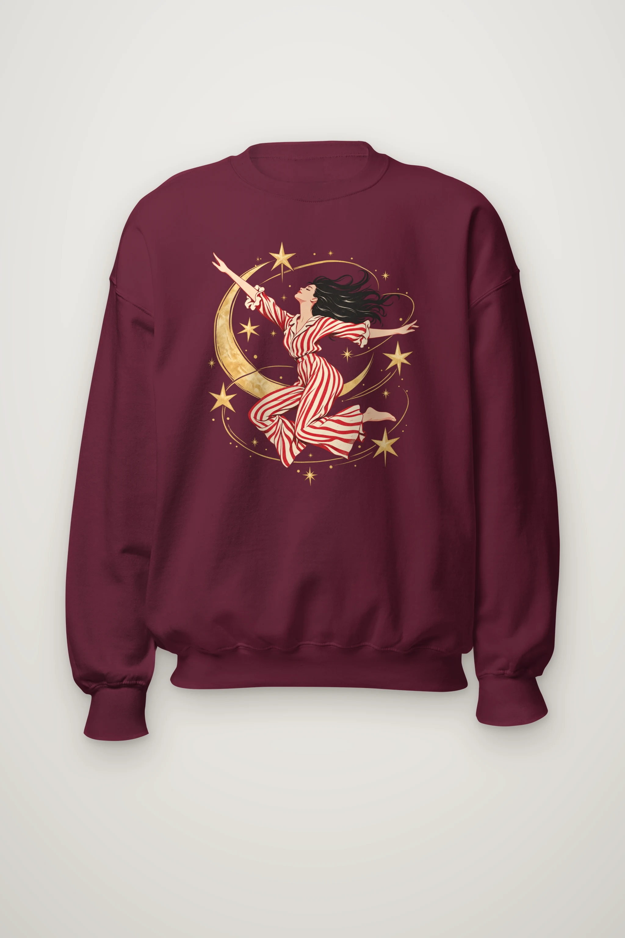 "Moonlit Leap" Heavy Blend Unisex Crewneck Sweatshirt