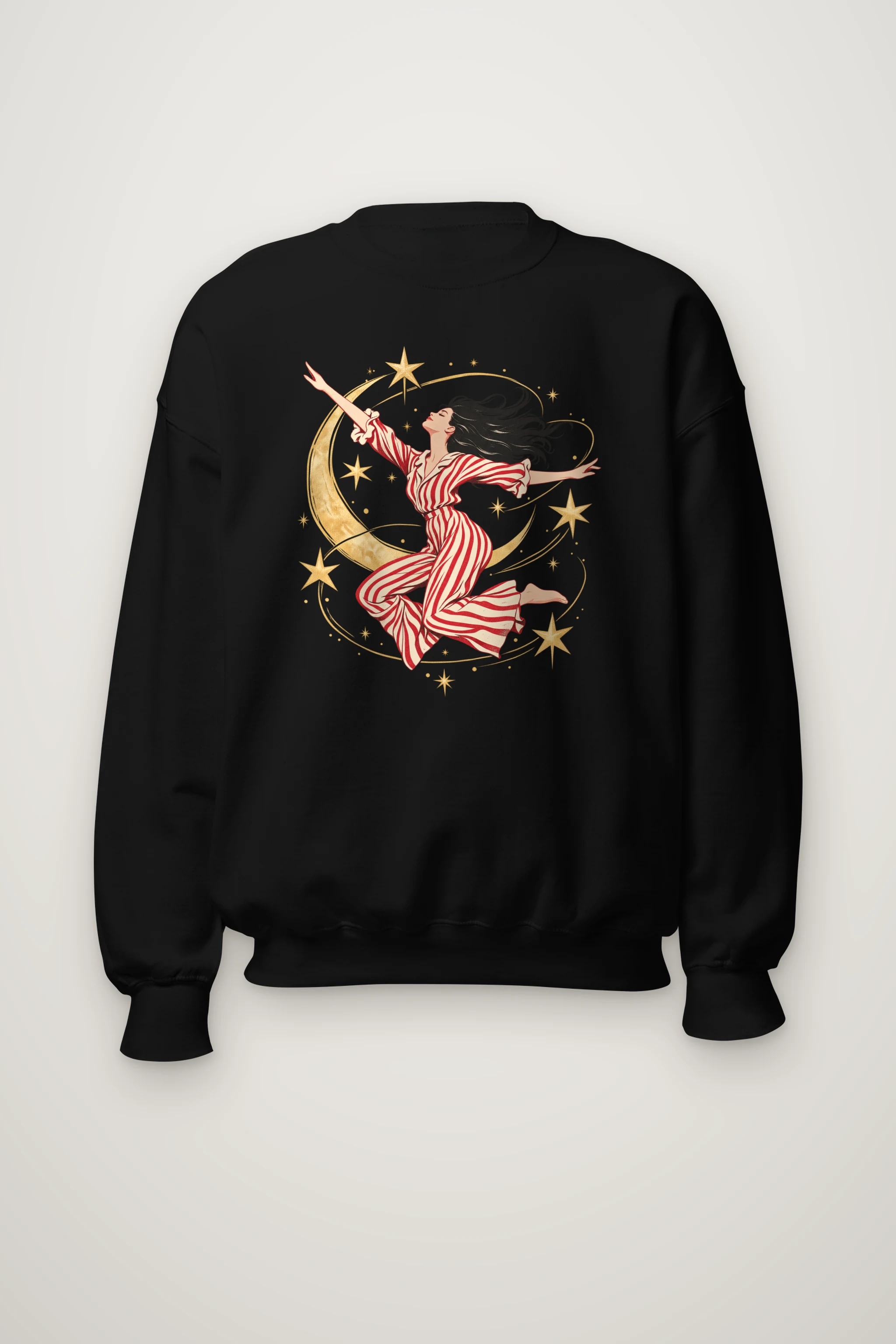 "Moonlit Leap" Heavy Blend Unisex Crewneck Sweatshirt