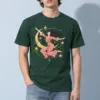 "Moonlit Leap" Heavyweight Unisex Crewneck T-shirt