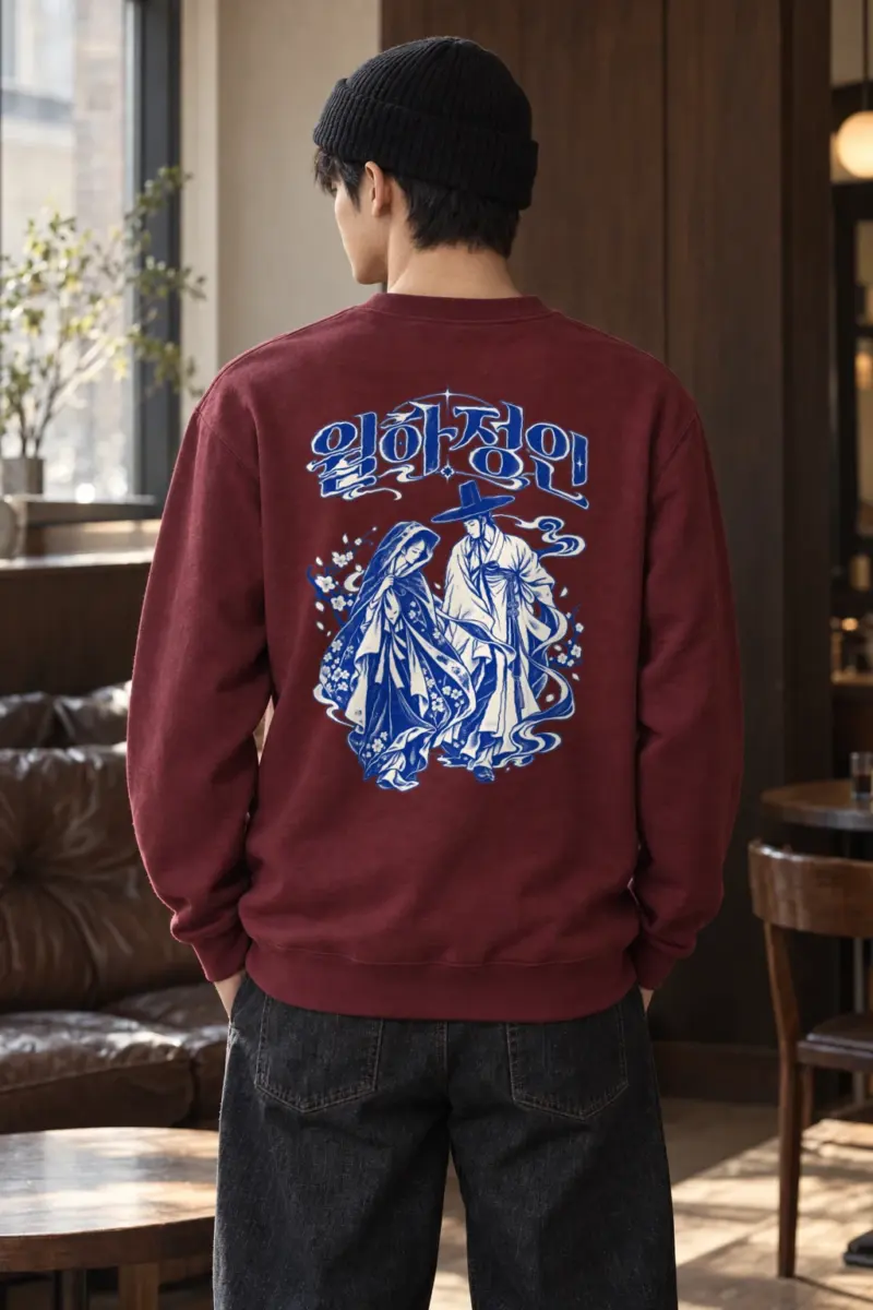"Moonlit Lovers" Heavy Blend Unisex Crewneck Sweatshirt | Gildan 18000