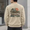 "Moonlit Pagoda" Heavy Blend Unisex Crewneck Sweatshirt