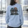 "Moonlit Pagoda" Unisex Longsleeve T-shirt | Gildan 2400