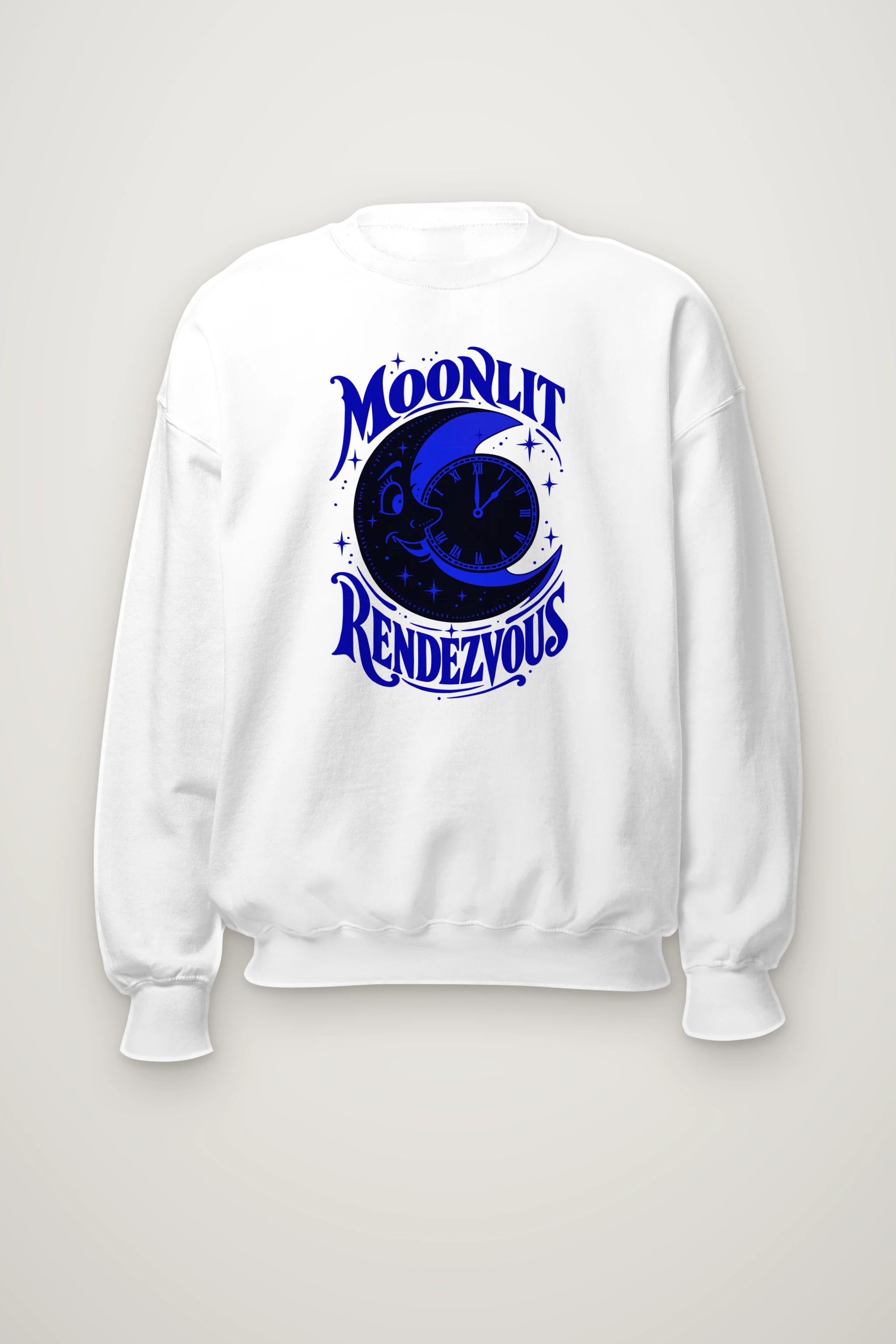 "Moonlit Rendezvous" Heavy Blend Unisex Crewneck Sweatshirt
