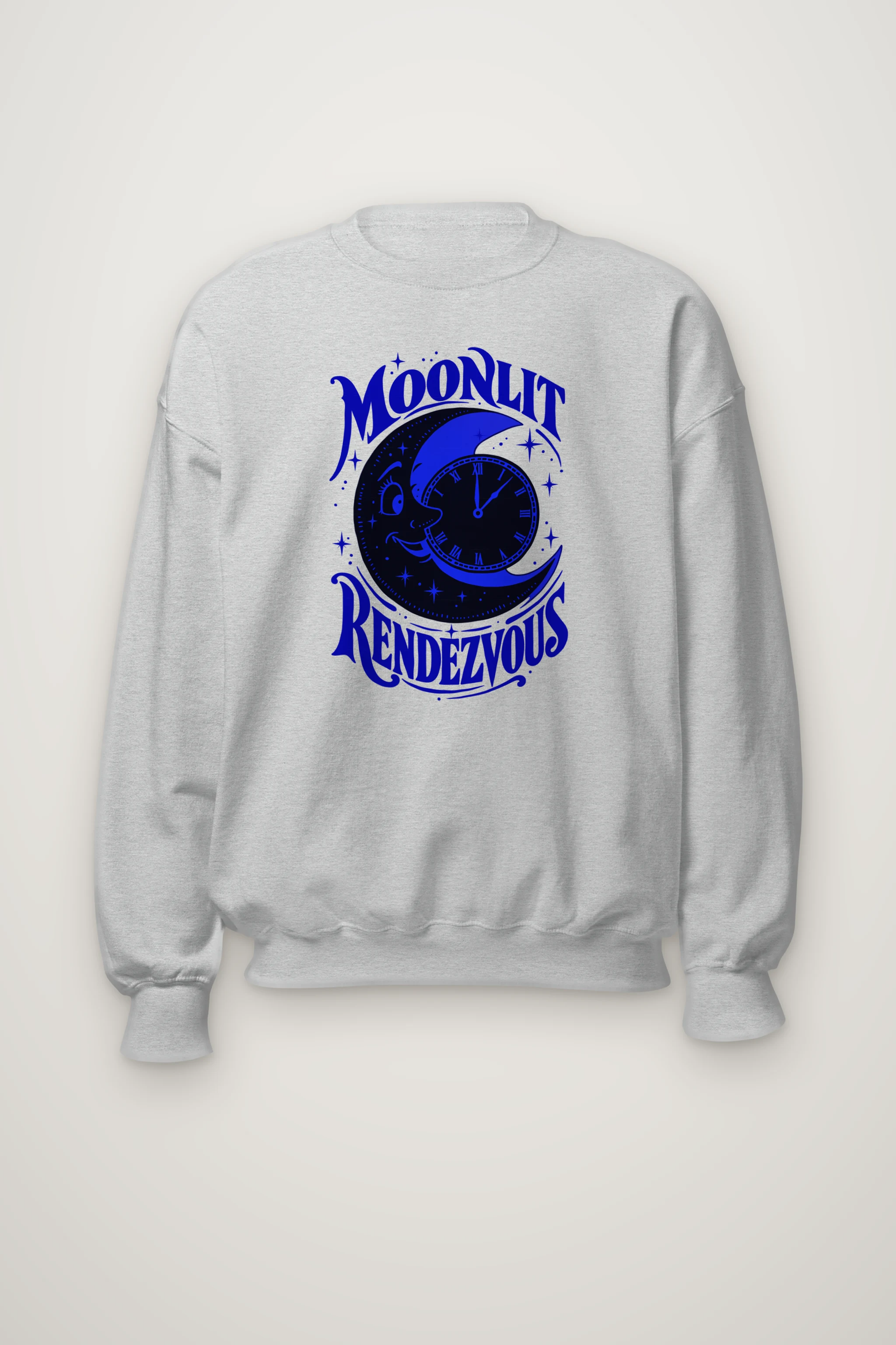 "Moonlit Rendezvous" Heavy Blend Unisex Crewneck Sweatshirt