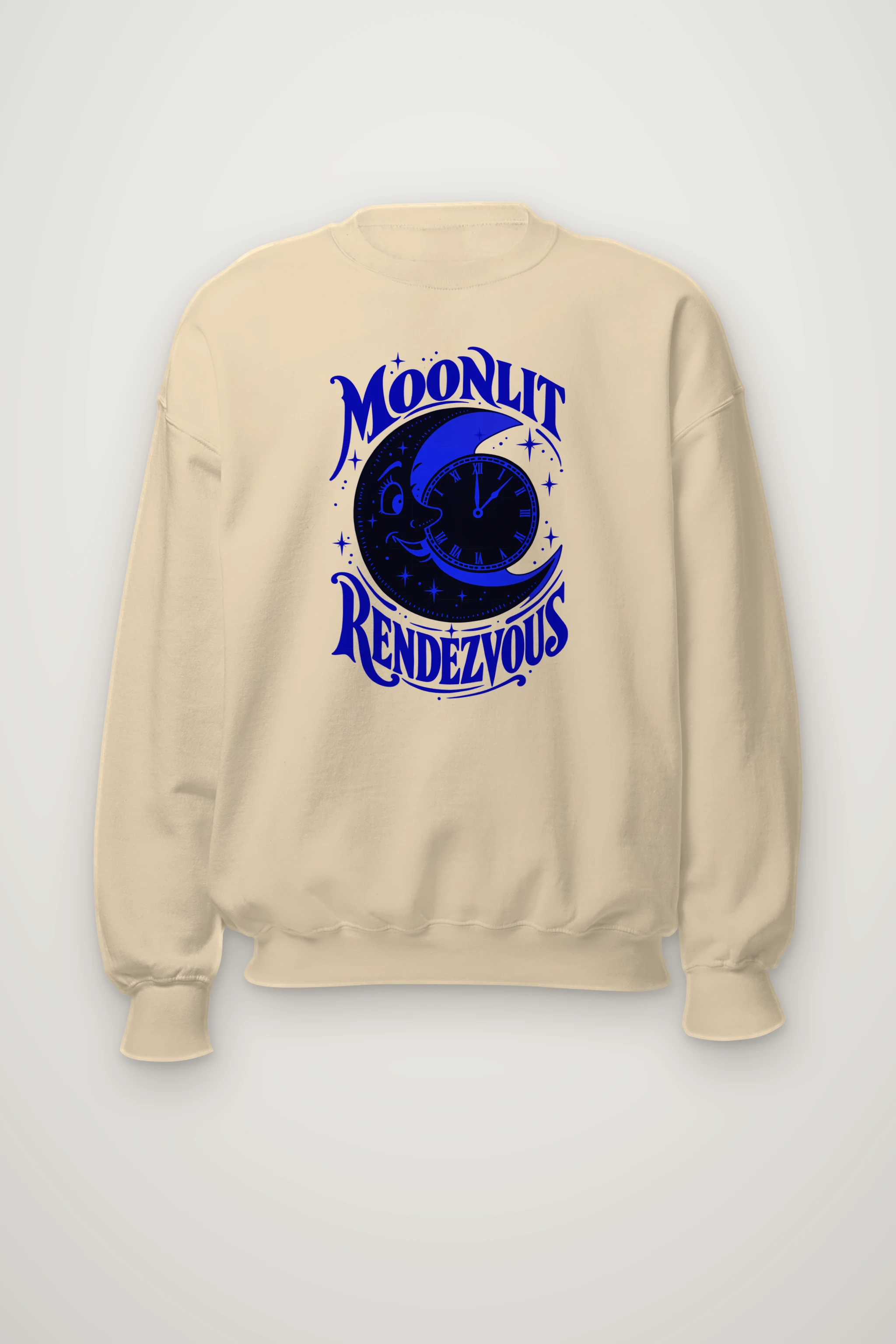 "Moonlit Rendezvous" Heavy Blend Unisex Crewneck Sweatshirt