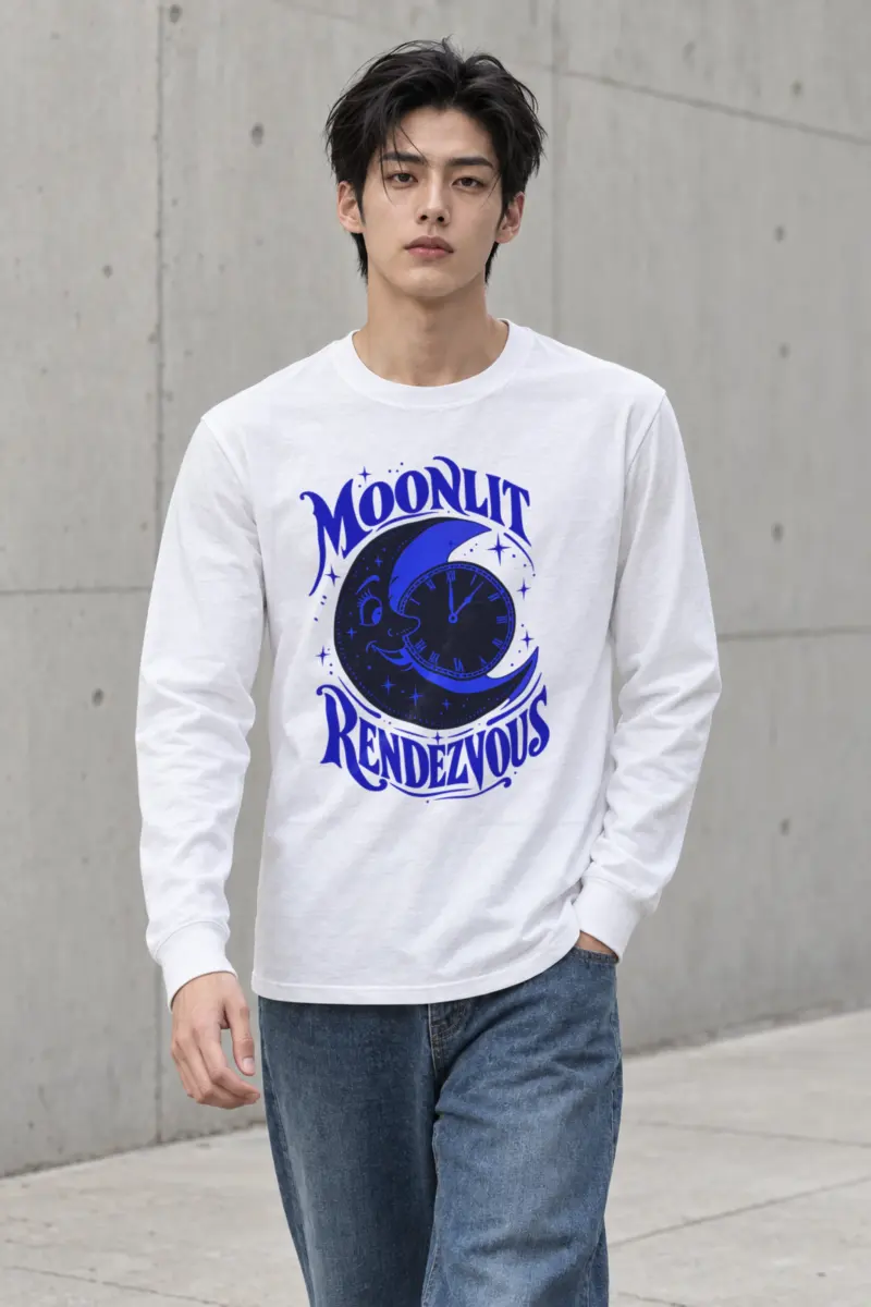 "Moonlit Rendezvous" Unisex Longsleeve T-shirt
